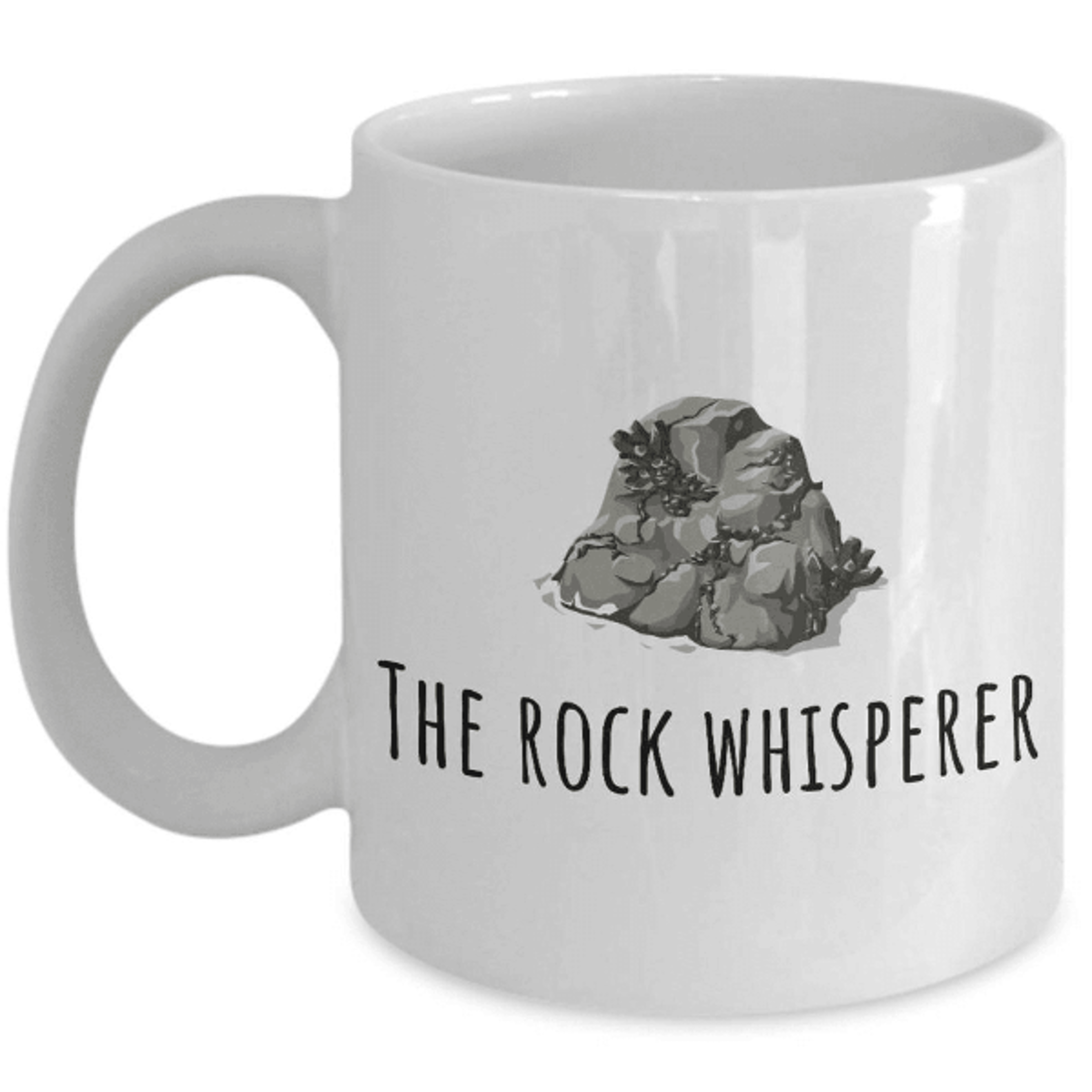 the rock whisperer mug – funny geologist coffee gift for geology enthusiasts