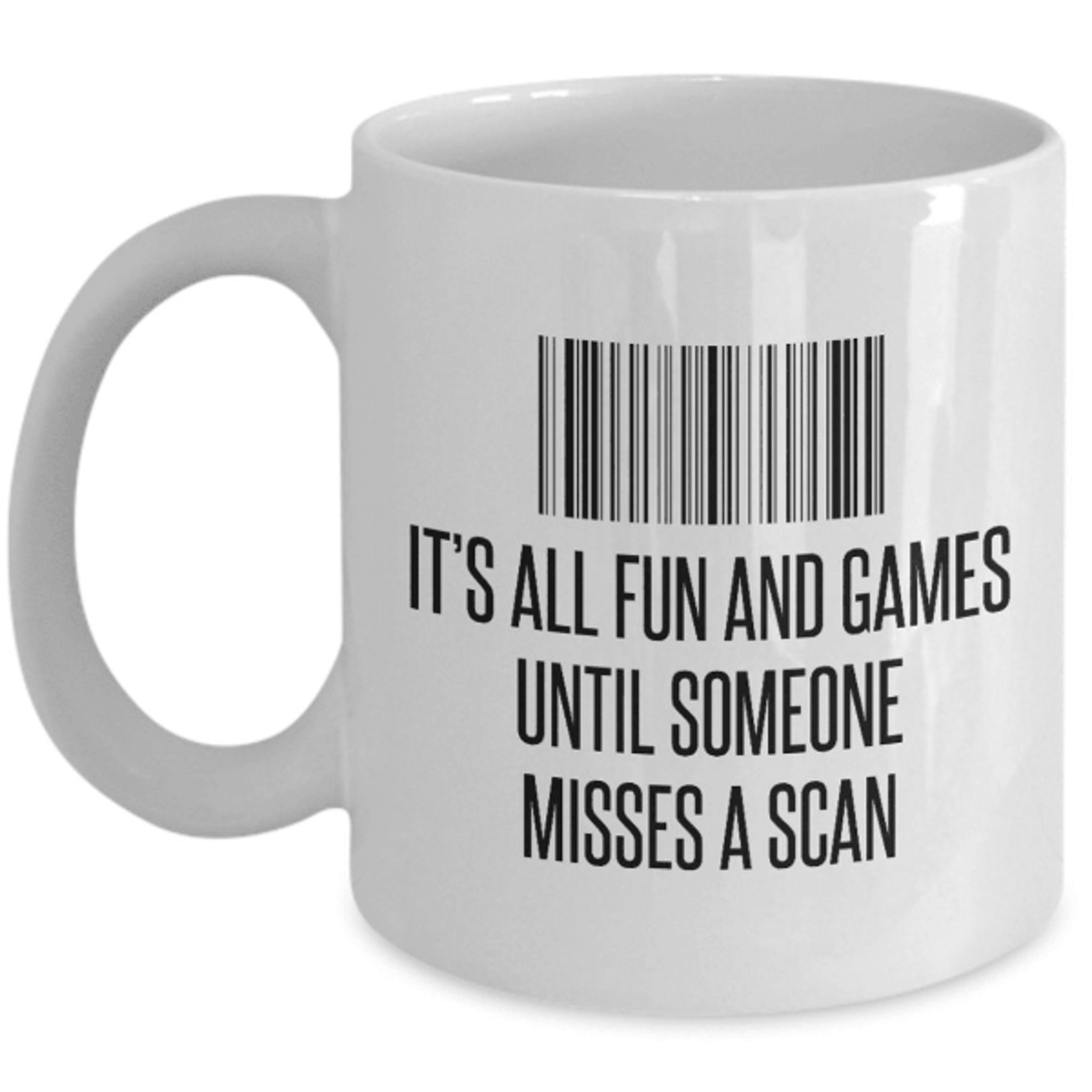 until someone misses a scan mug – funny postal worker coffee gift for mail carriers