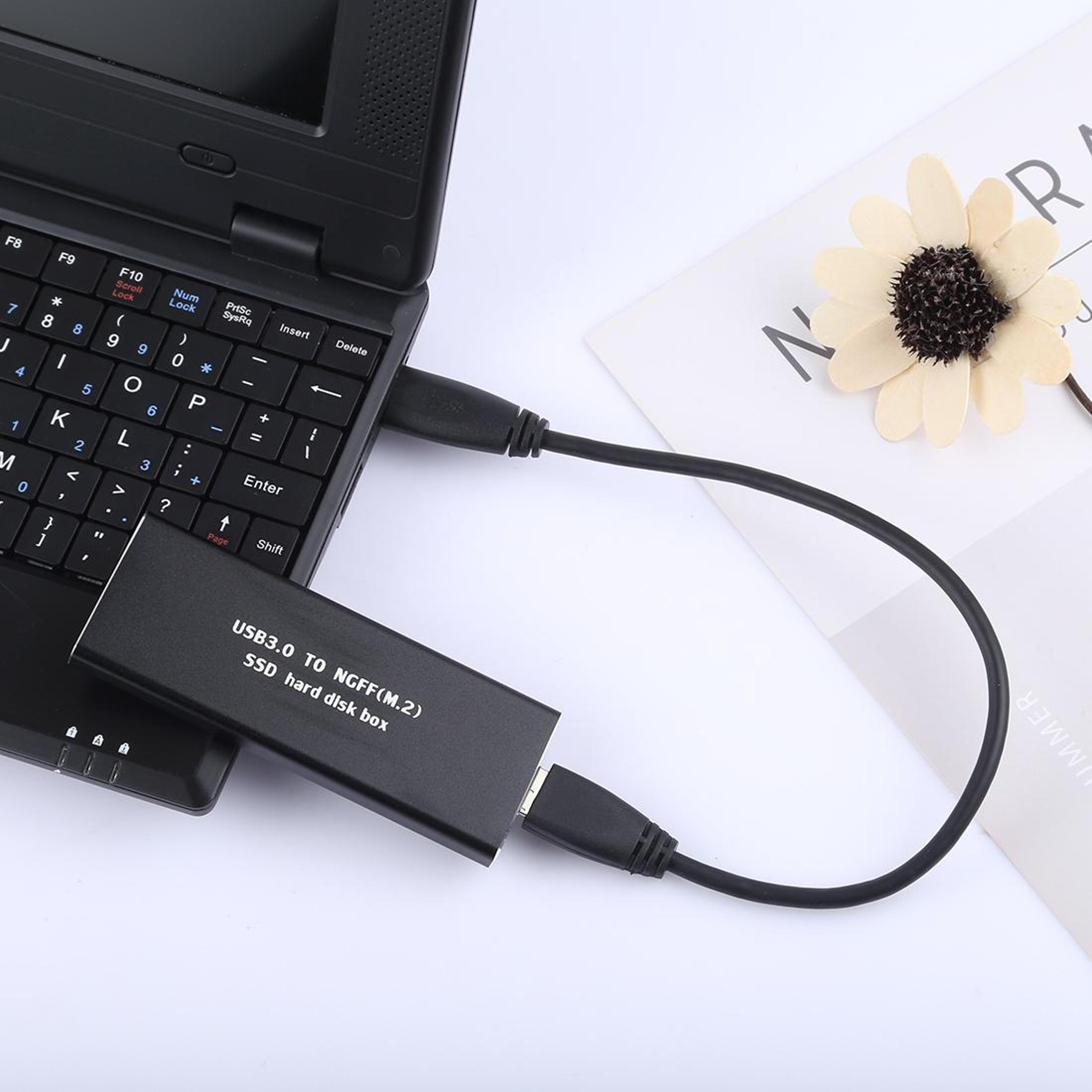 usb 3.0 m.2 ssd enclosure adapter for ngff sata drives with uasp high-speed data transfer