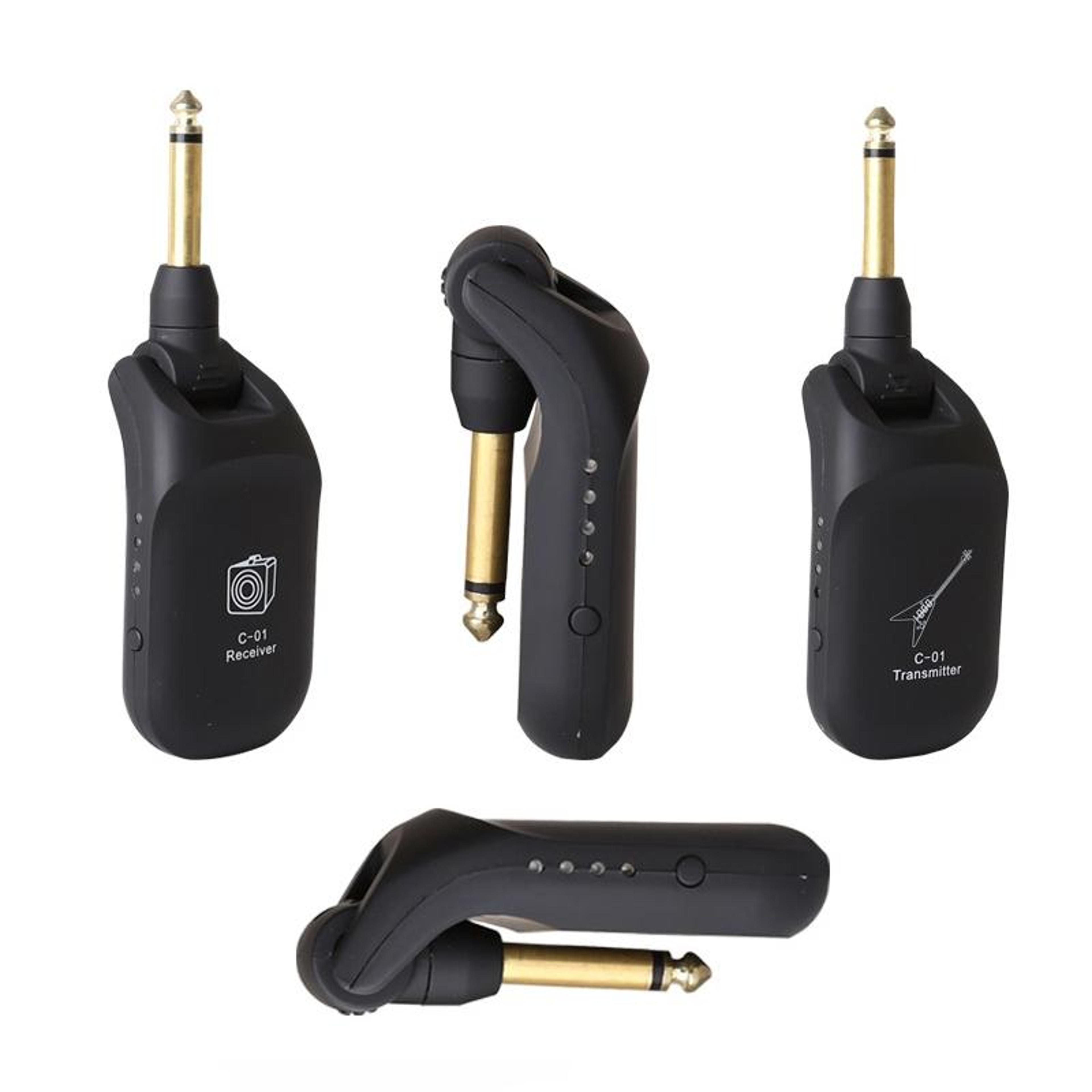 C01 Wireless Guitar System 30M UHF Audio Transmitter  Receiver For Electric Guitar And Bass 1