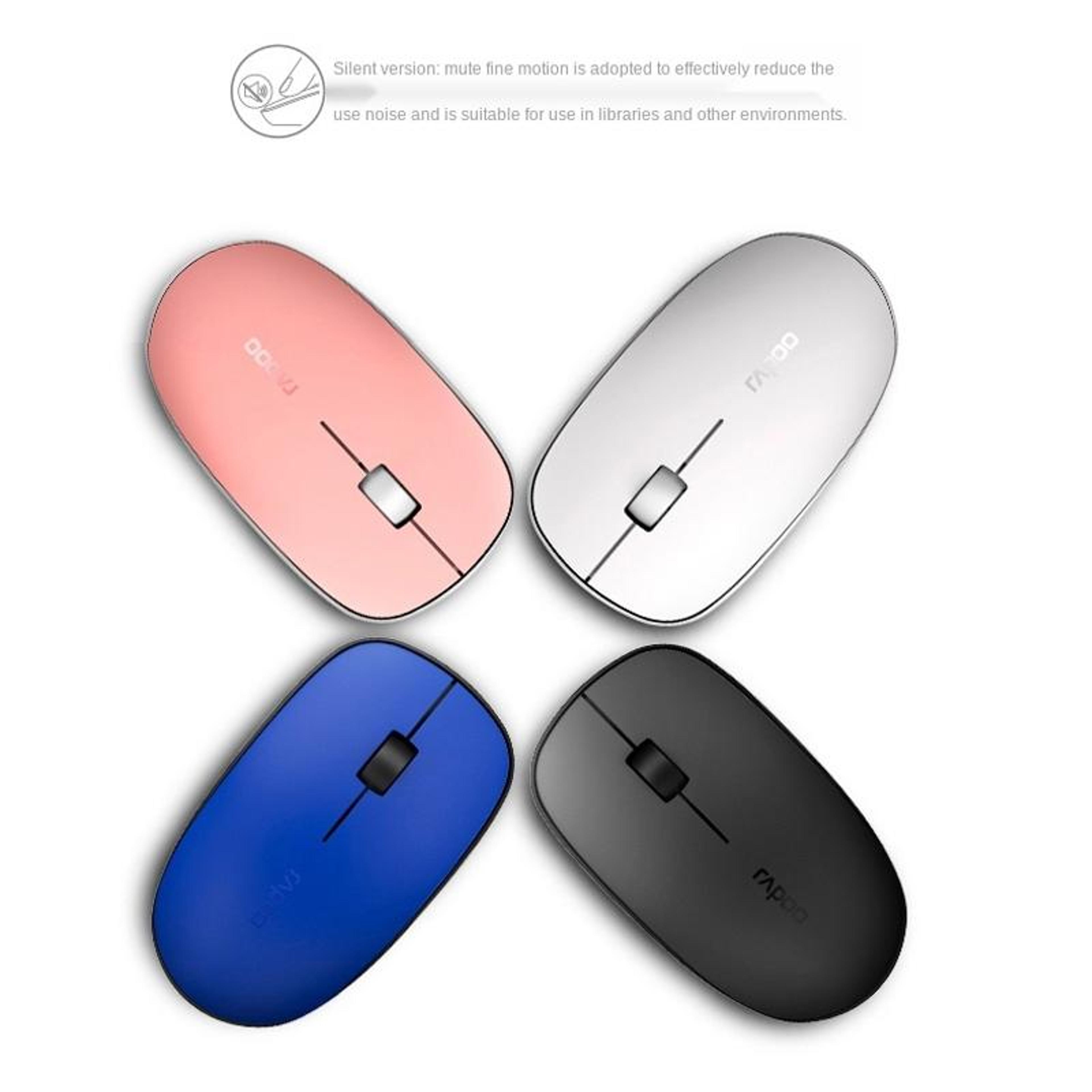 Rapoo M200G Silent Wireless Mouse With Bluetooth  24GHz Dual Mode 1300 DPI Precision 7