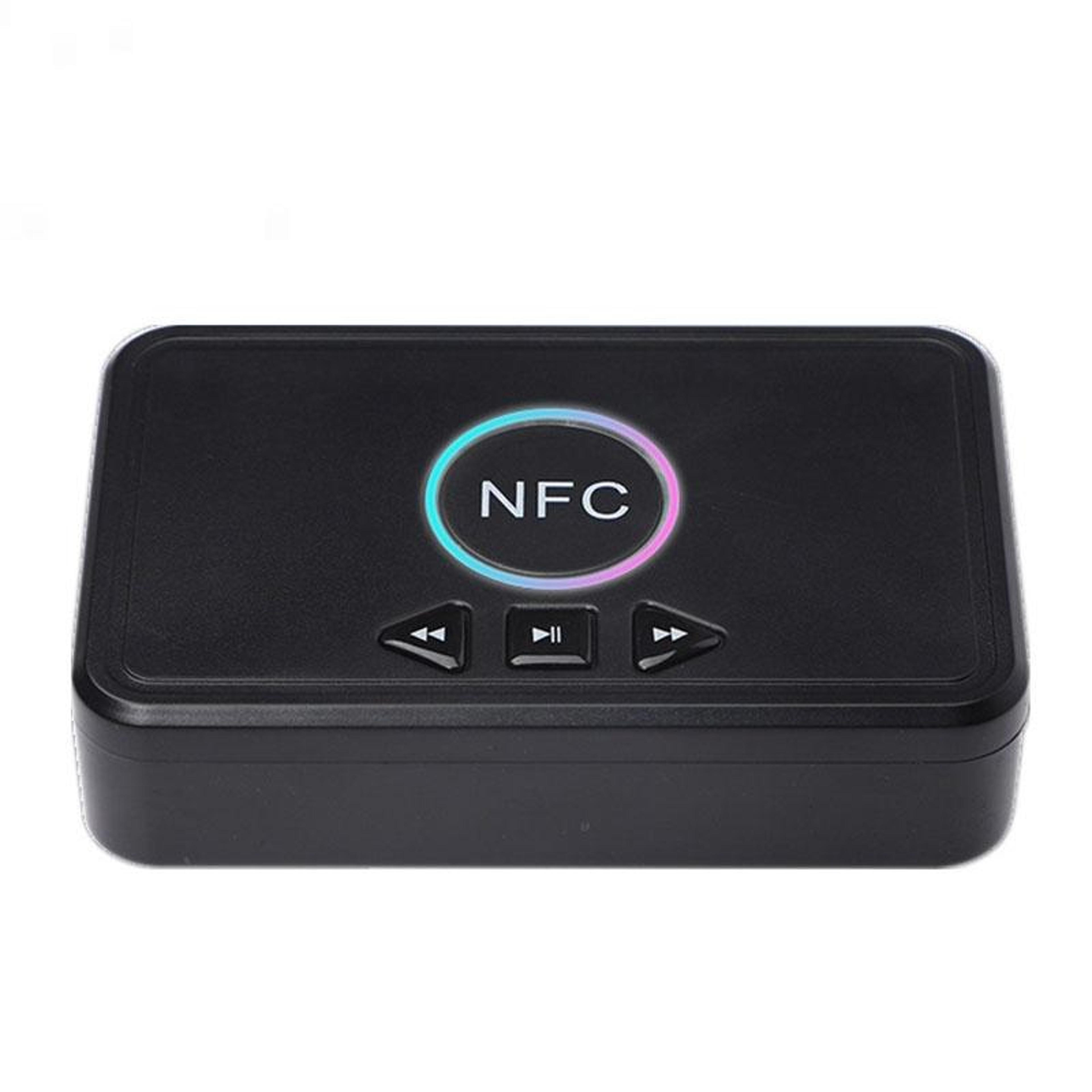 bluetooth 5.0 nfc bluetooth audio receiver aux adapter for car & home stereo