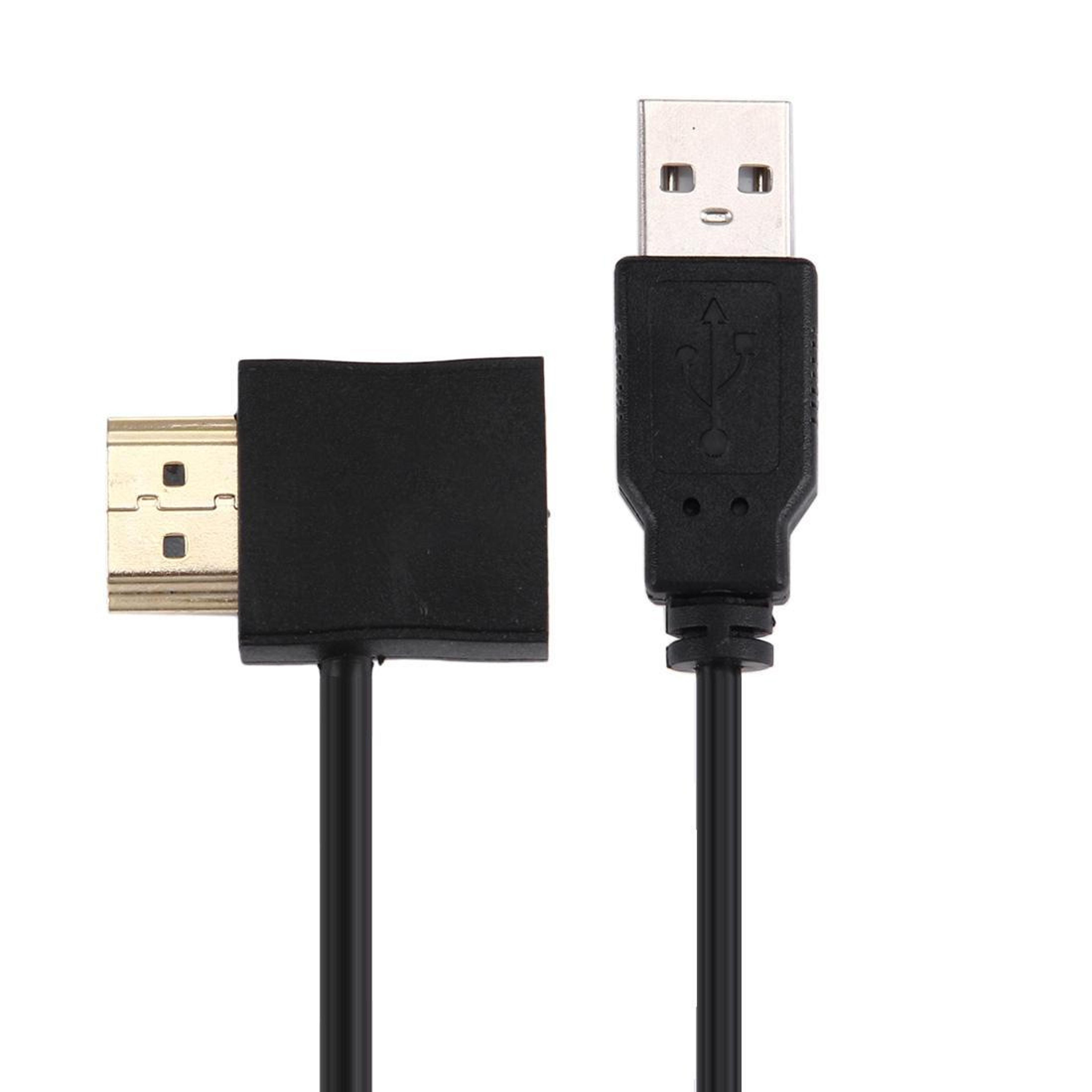 50cm HDMI To USB Adapter Cable With HDMI Female  Male Connectors For 1080P Devices 2