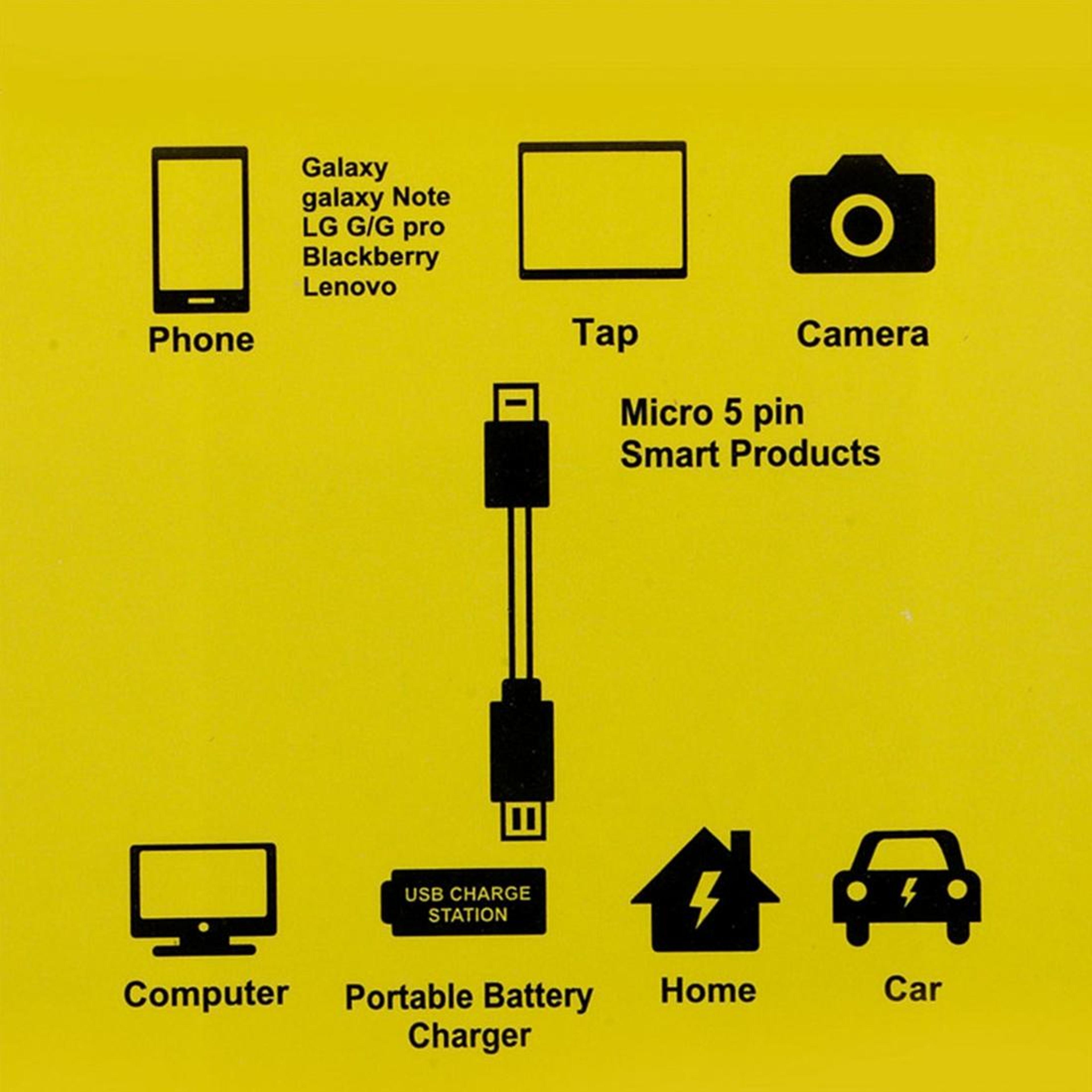 2in1 Micro USB OTG Adapter  USBC OTG Cable Aluminum Alloy Data Charging Cable 24cm 4