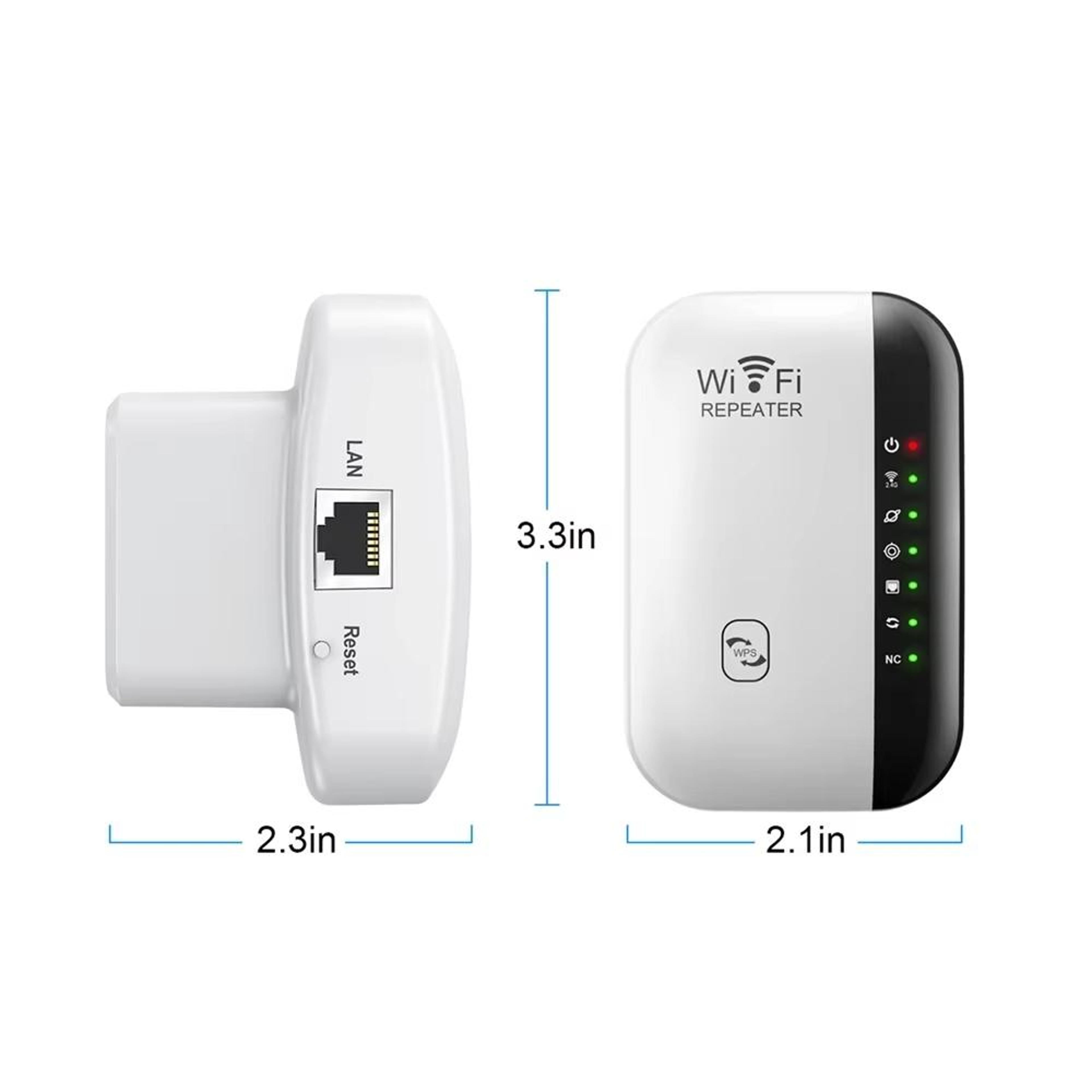 300Mbps WiFi Range Extender Wireless Repeater WiFi Signal Booster With WPS US Plug 7