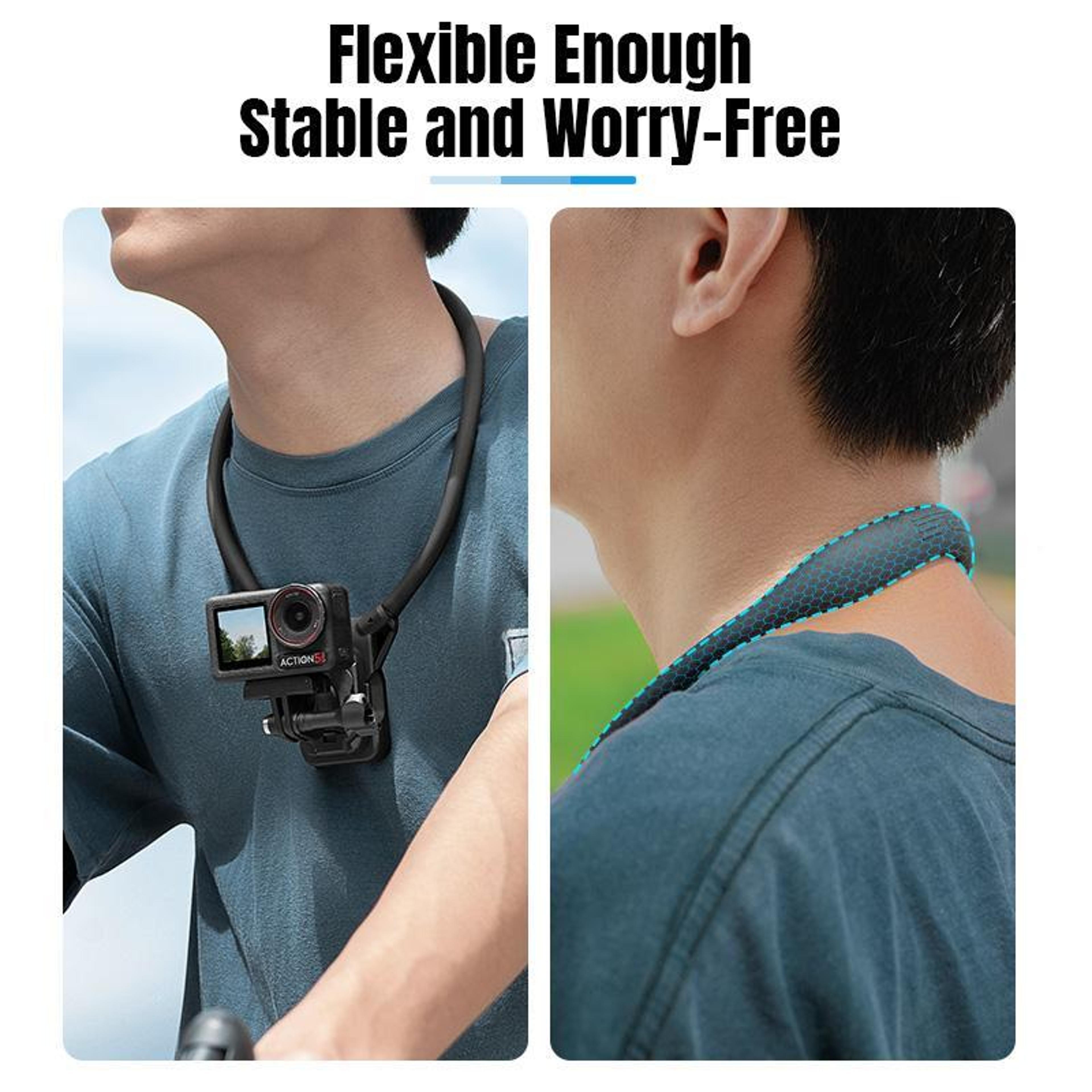 STARTRC V3 POV Camera Mount Neck Mount For Action Camera With GoPro Chest Strap Magnetic Quick Rele 3