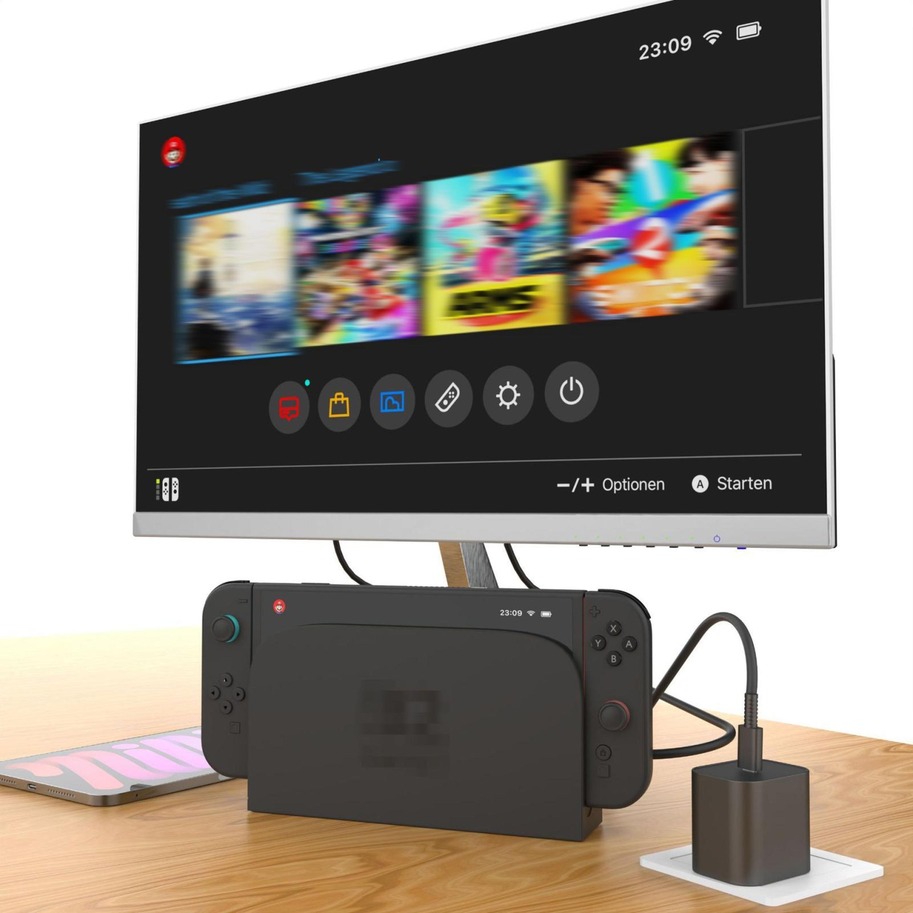 Nintendo Switch 2 Charger 60W USB C Fast Charging Power Adapter With USB C Cable 5