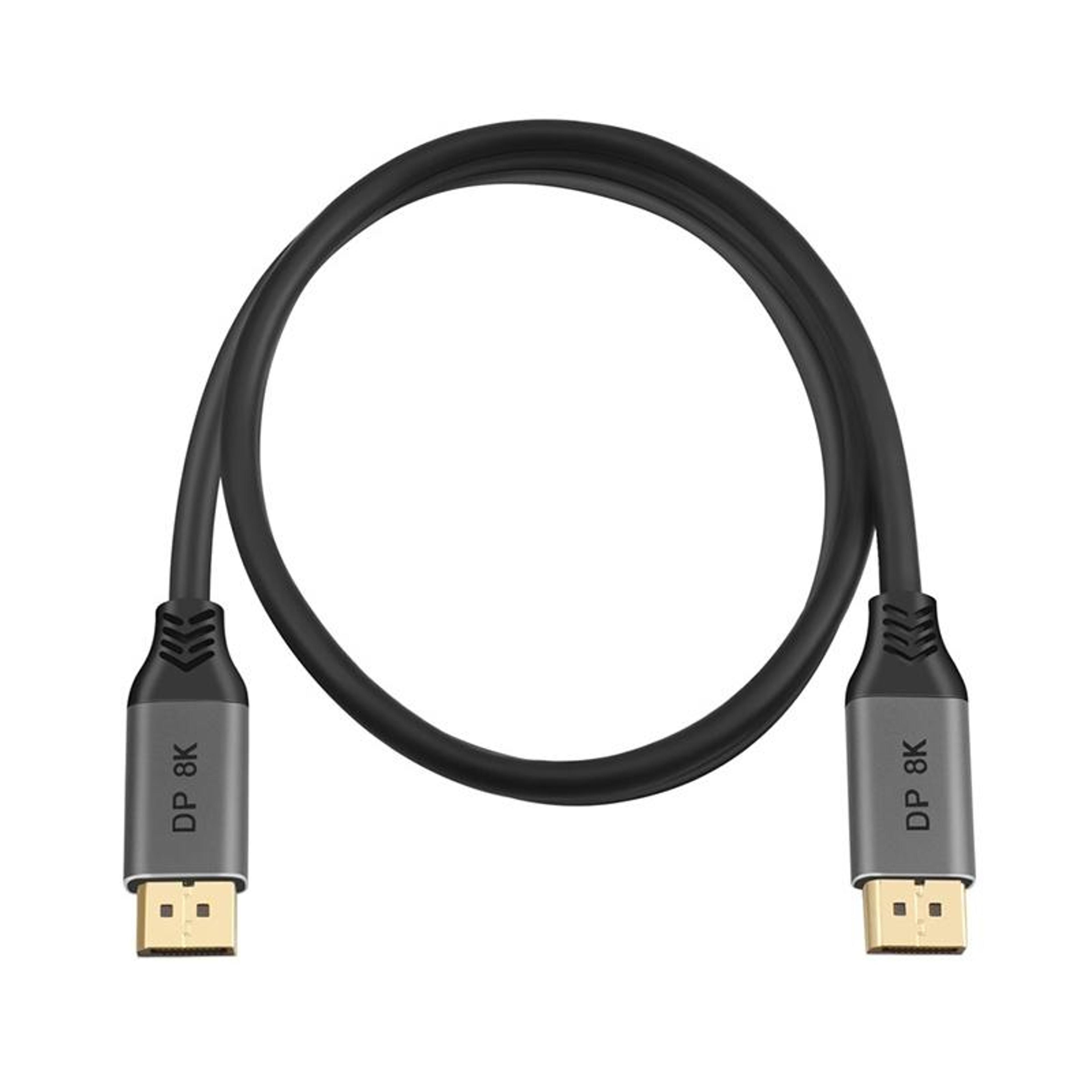 DisplayPort 14 Cable 2M 8K 60Hz HDR High Speed DisplayPort To DisplayPort Cable 1
