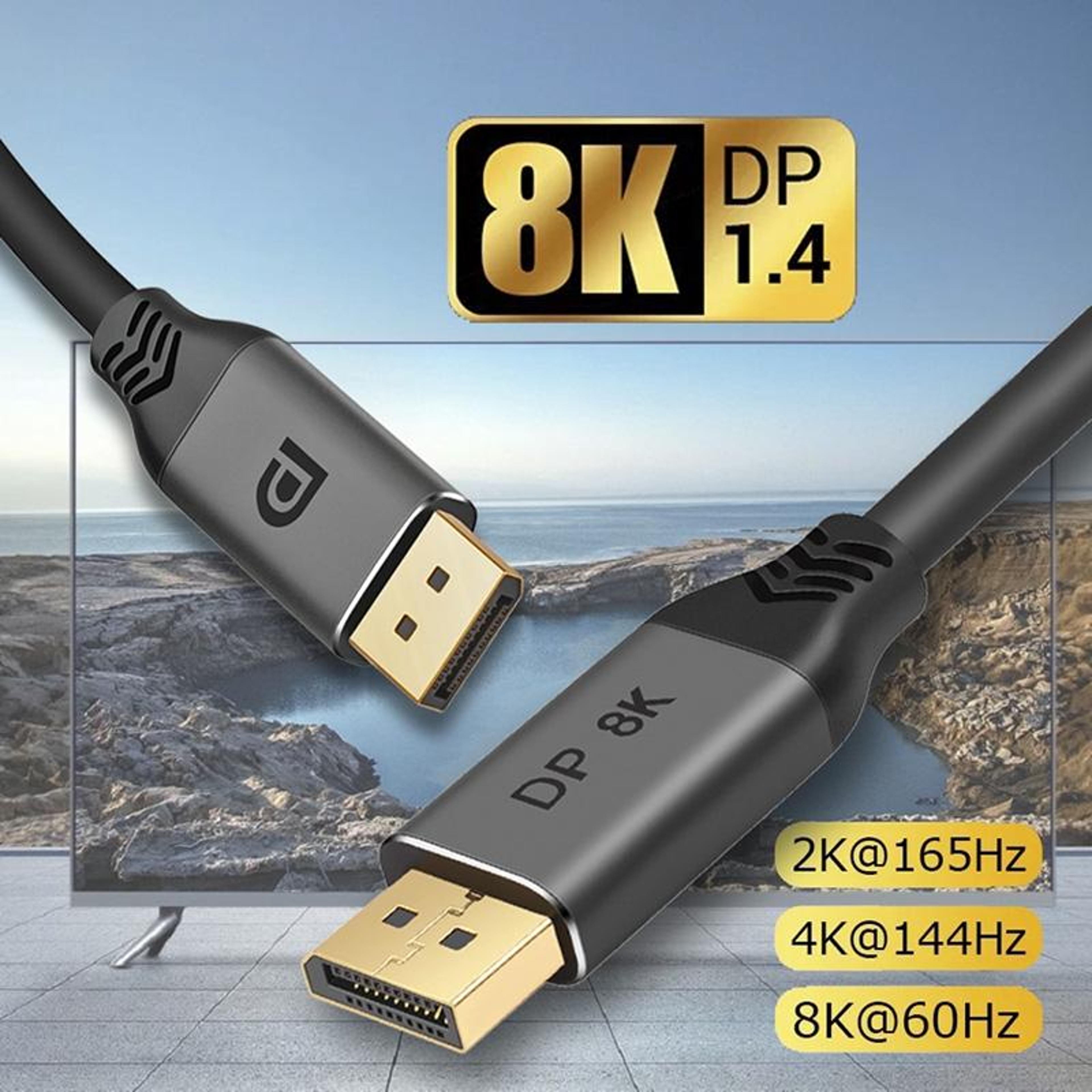 DisplayPort 14 8K HDR Cable 1M High Speed DisplayPort Cable For Gaming Monitor PC  Laptop 5