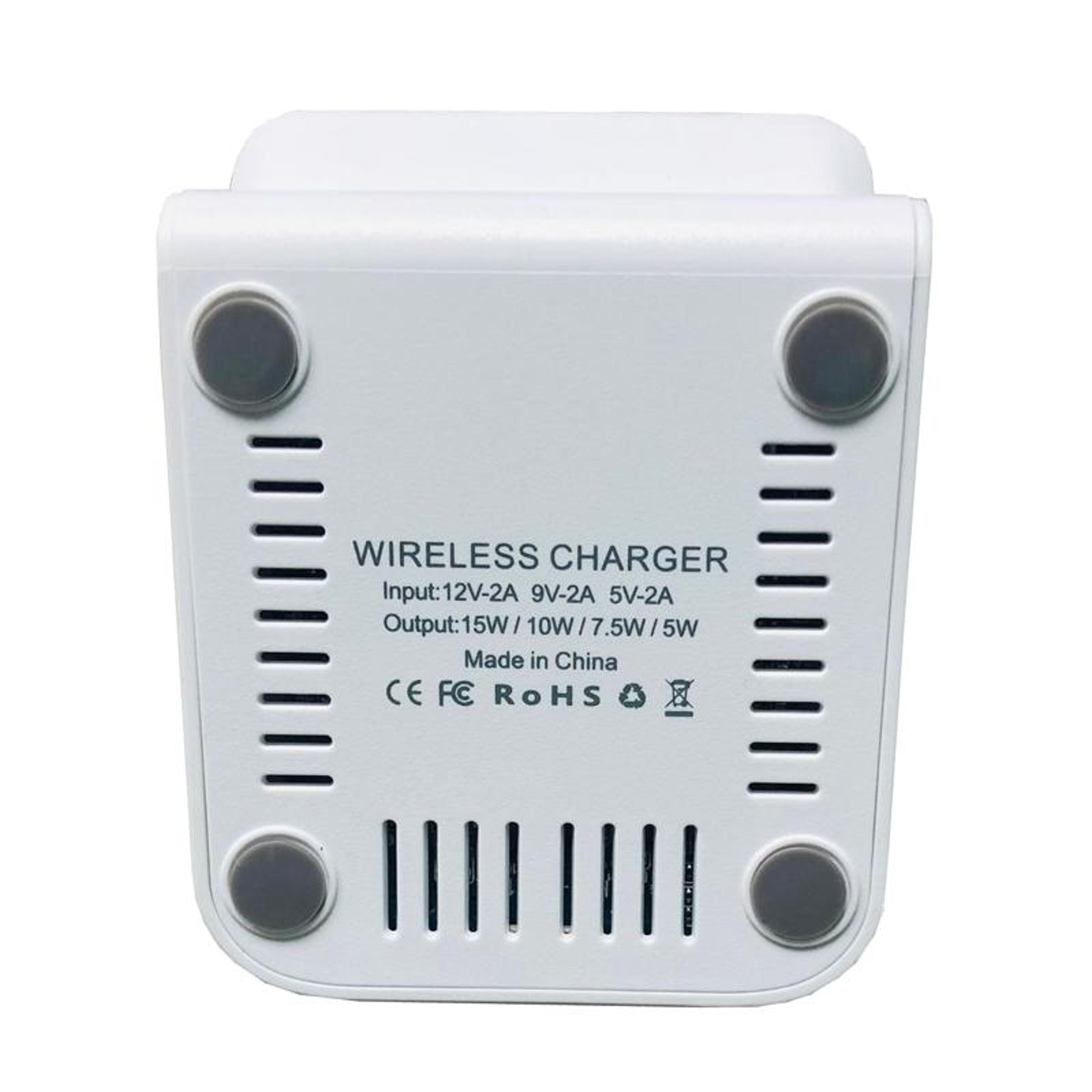 15W Wireless Charging Stand Fast Qi Desktop Phone Charger With Adjustable Viewing 5
