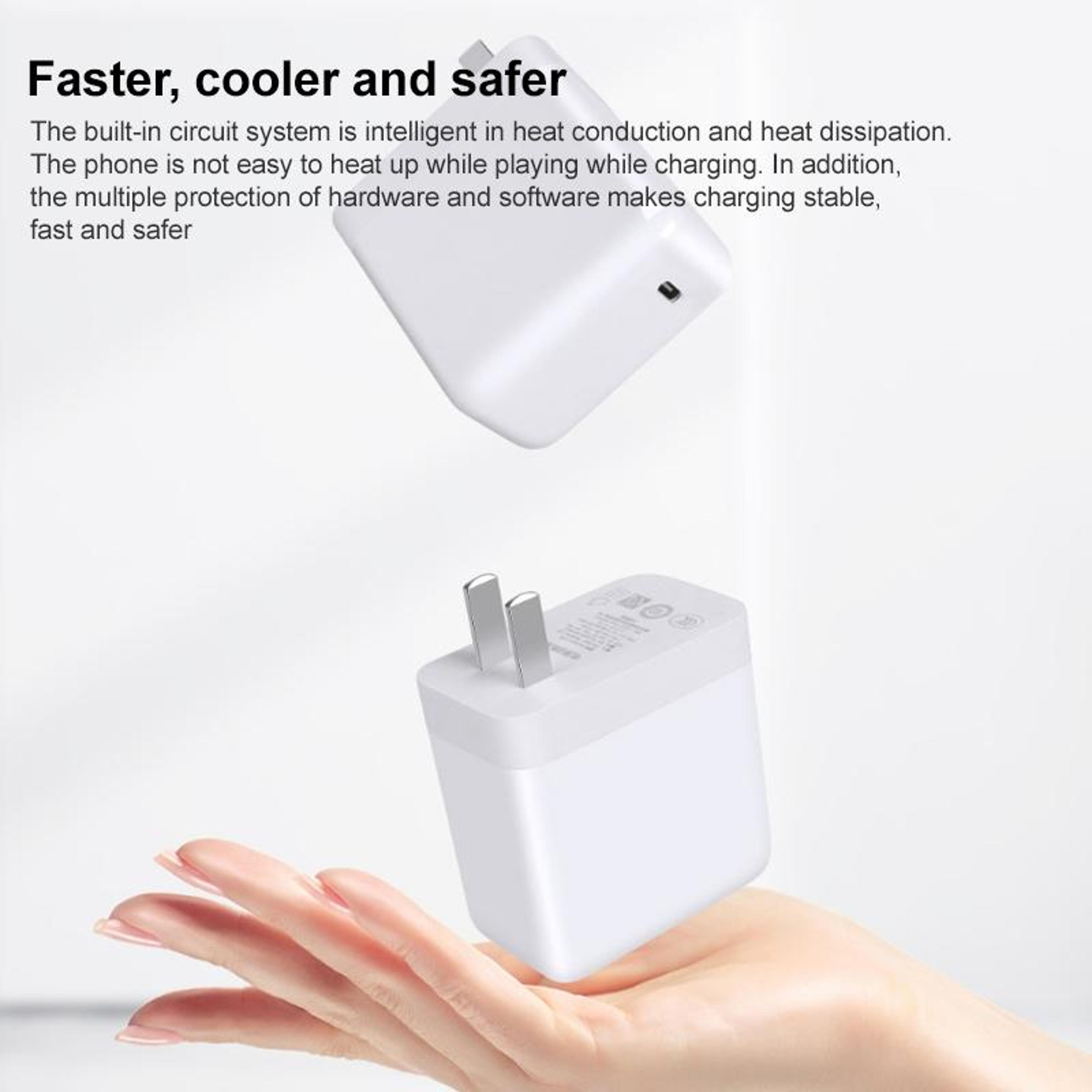 65W Warp Charger USB C Fast Charger For OnePlus 9 With Safe Fast Charging Adapter 4