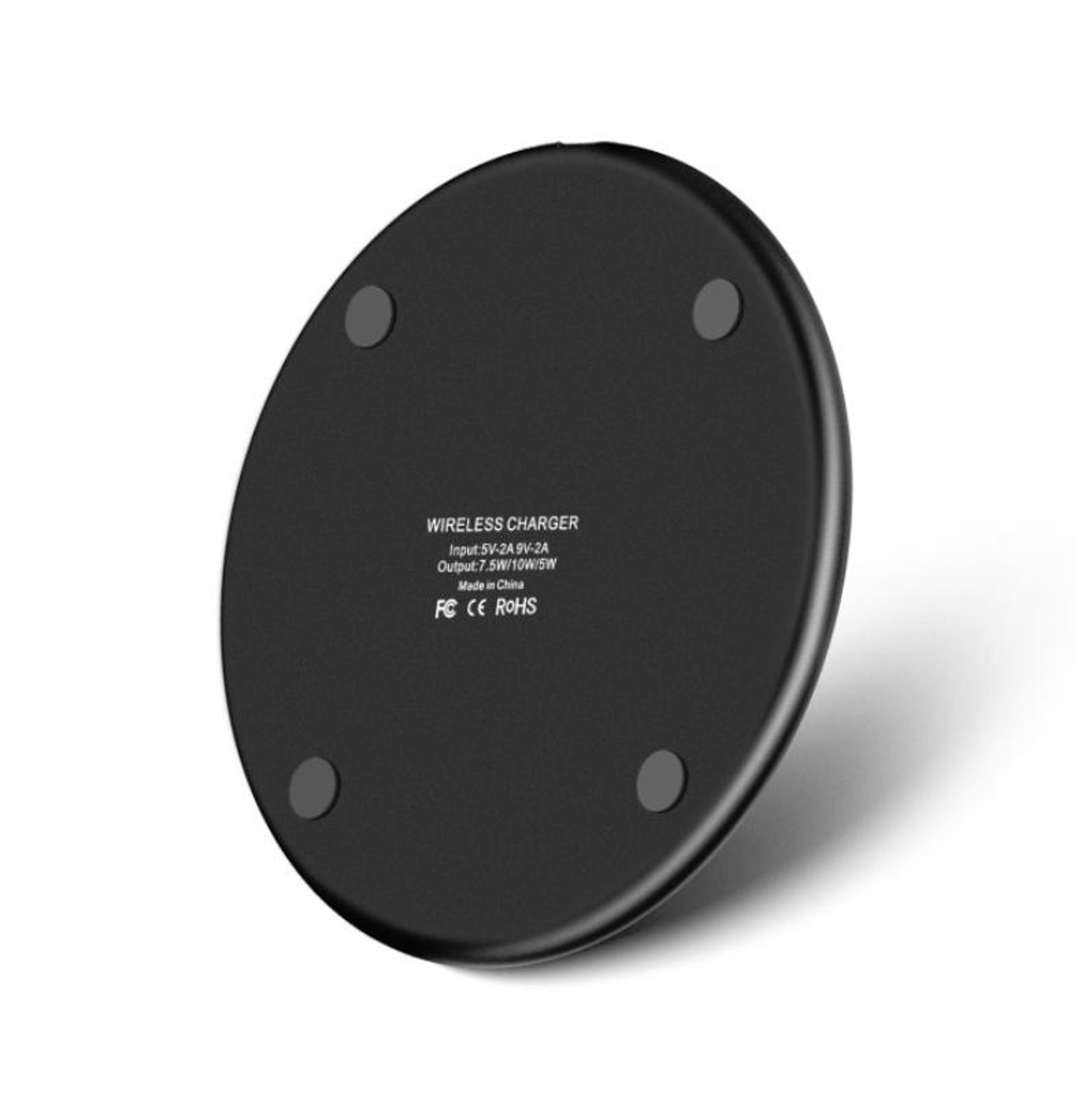 K8 15W Wireless Charger Aluminum Alloy Qi Fast Charging Pad With 1m Cable For IPhone  Android 3