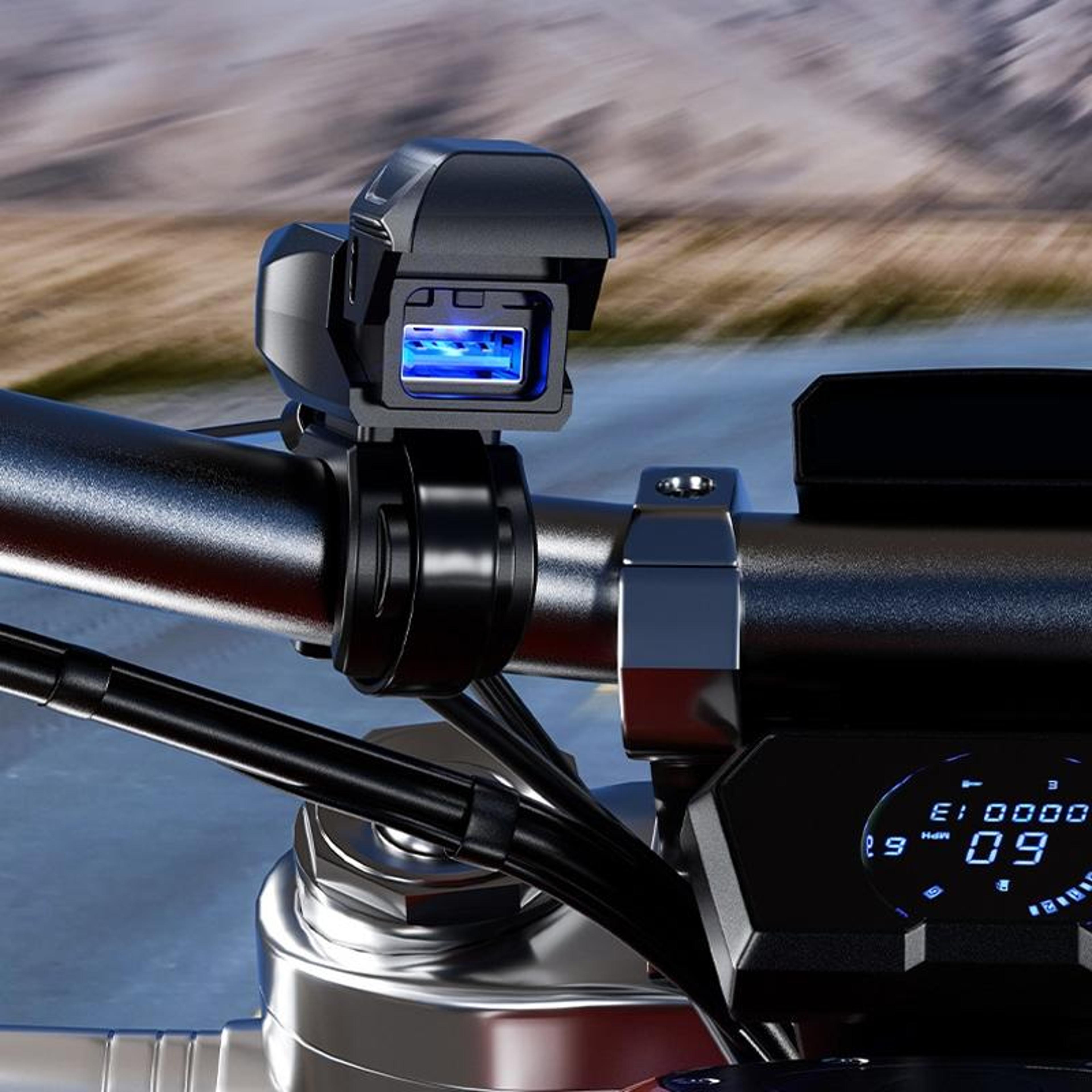 Kewig Motorcycle Phone Charger Waterproof USB Fast Charging Stand B10A 1