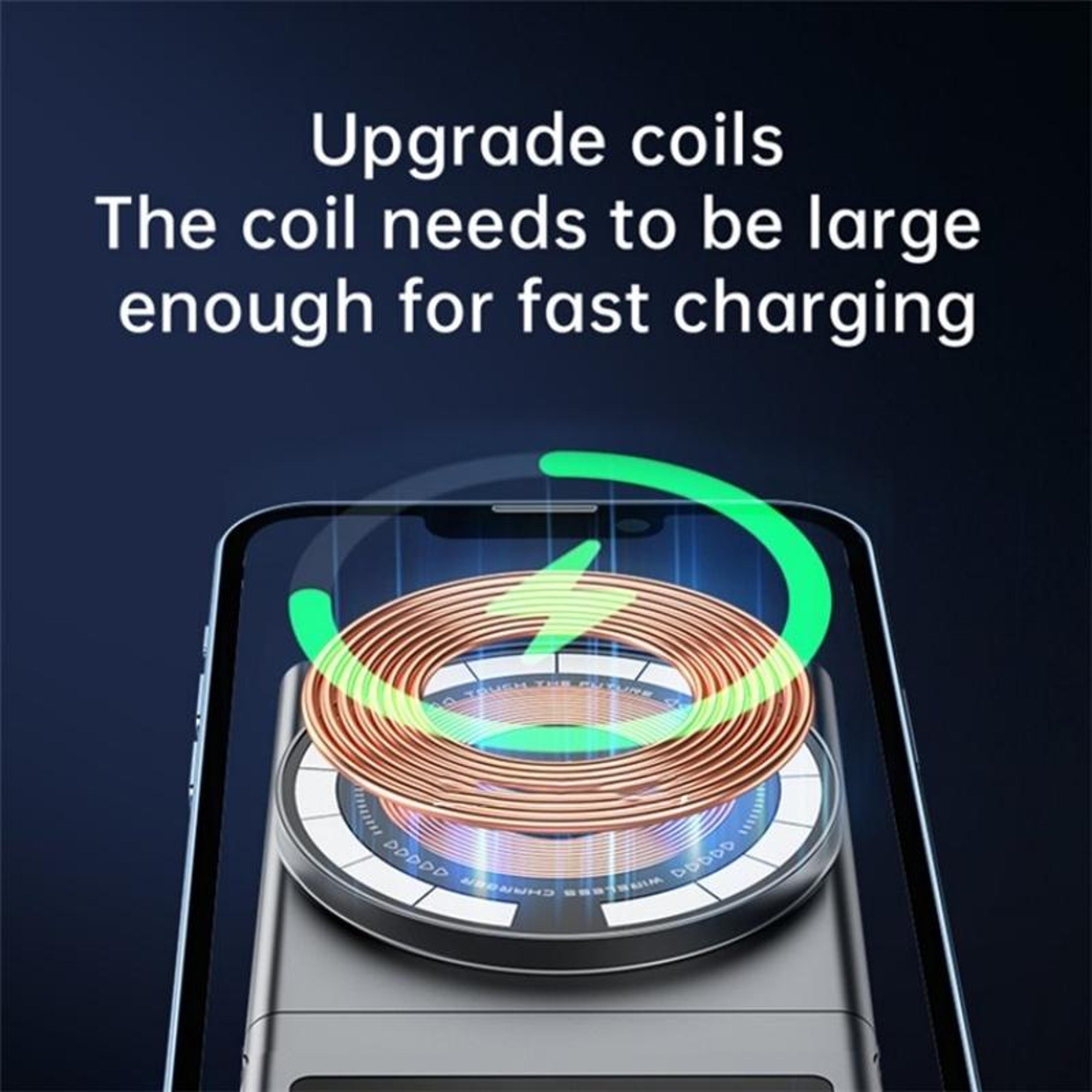 A7 Transparent 15W Magnetic Wireless Charger Dock For Tesla Model 3 Y 5