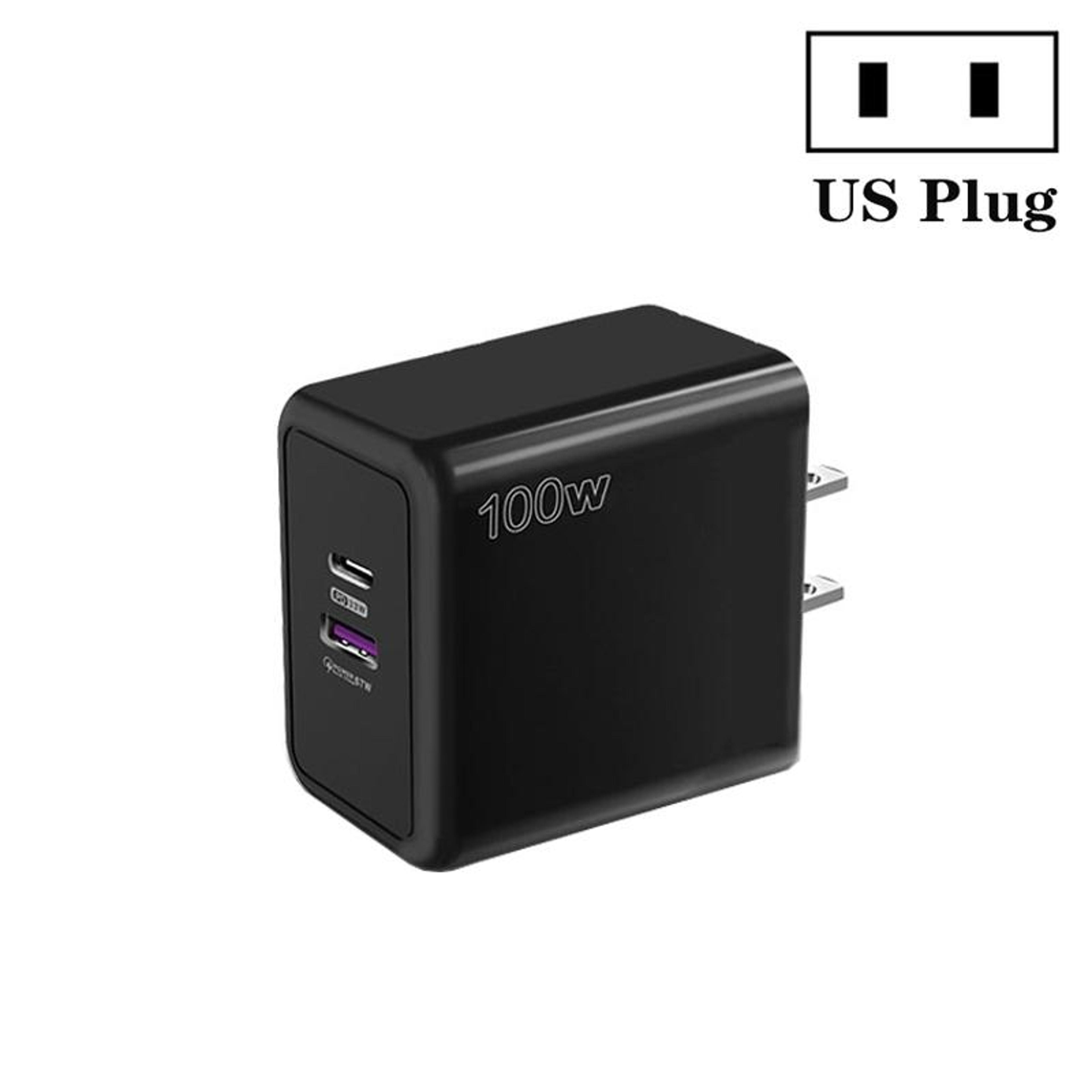 67W USB Charger With PD 33W Fast Charging QC50 Dual Port USB Wall Charger US Plug 5