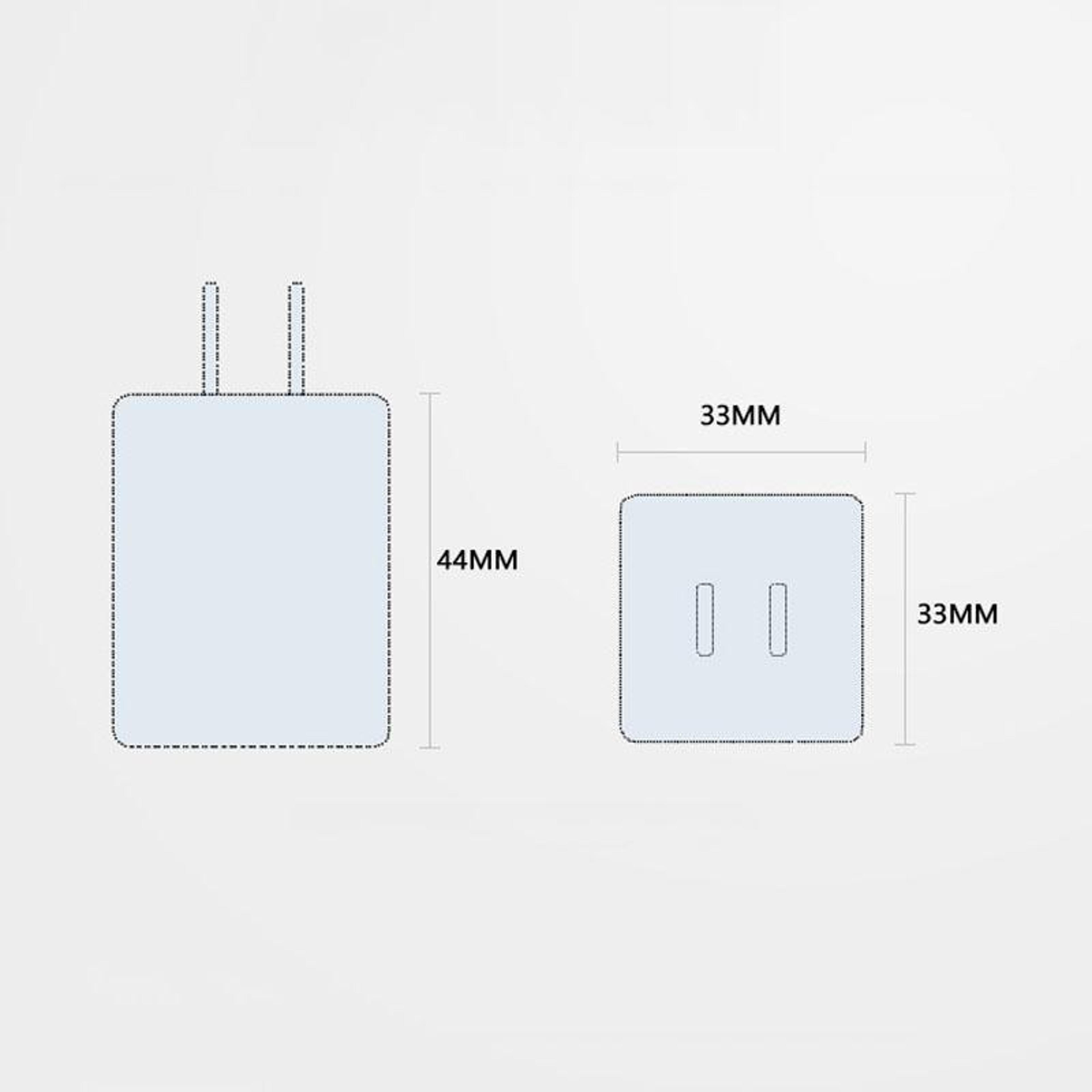 CYKE K02 30W USB C Charger PD Fast Charger Dual Port Wall Charger With Digital Display 3