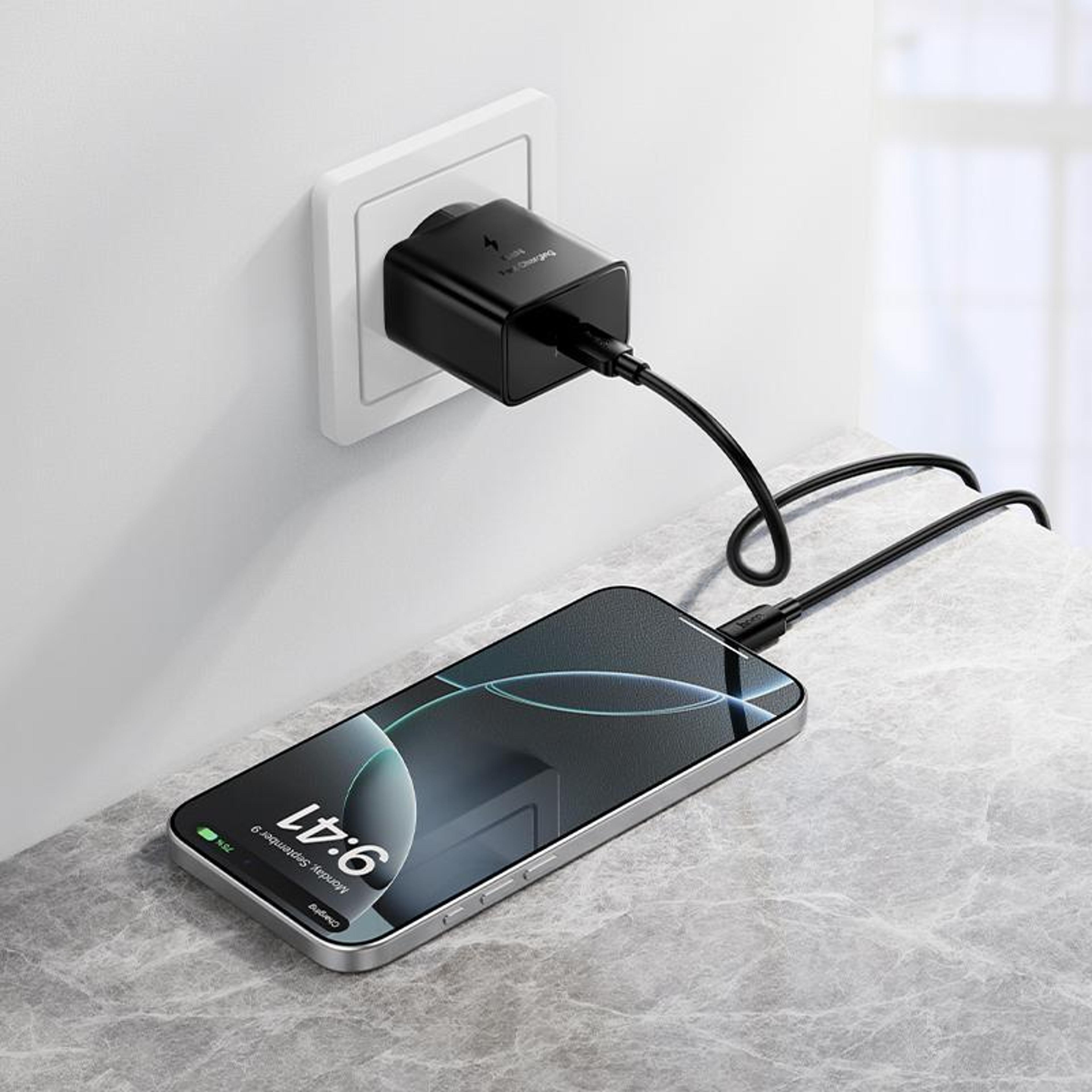 Hoco N77 Star 45W USBC Charger PD Fast Charging Wall Adapter With 1m Type C Cable 5
