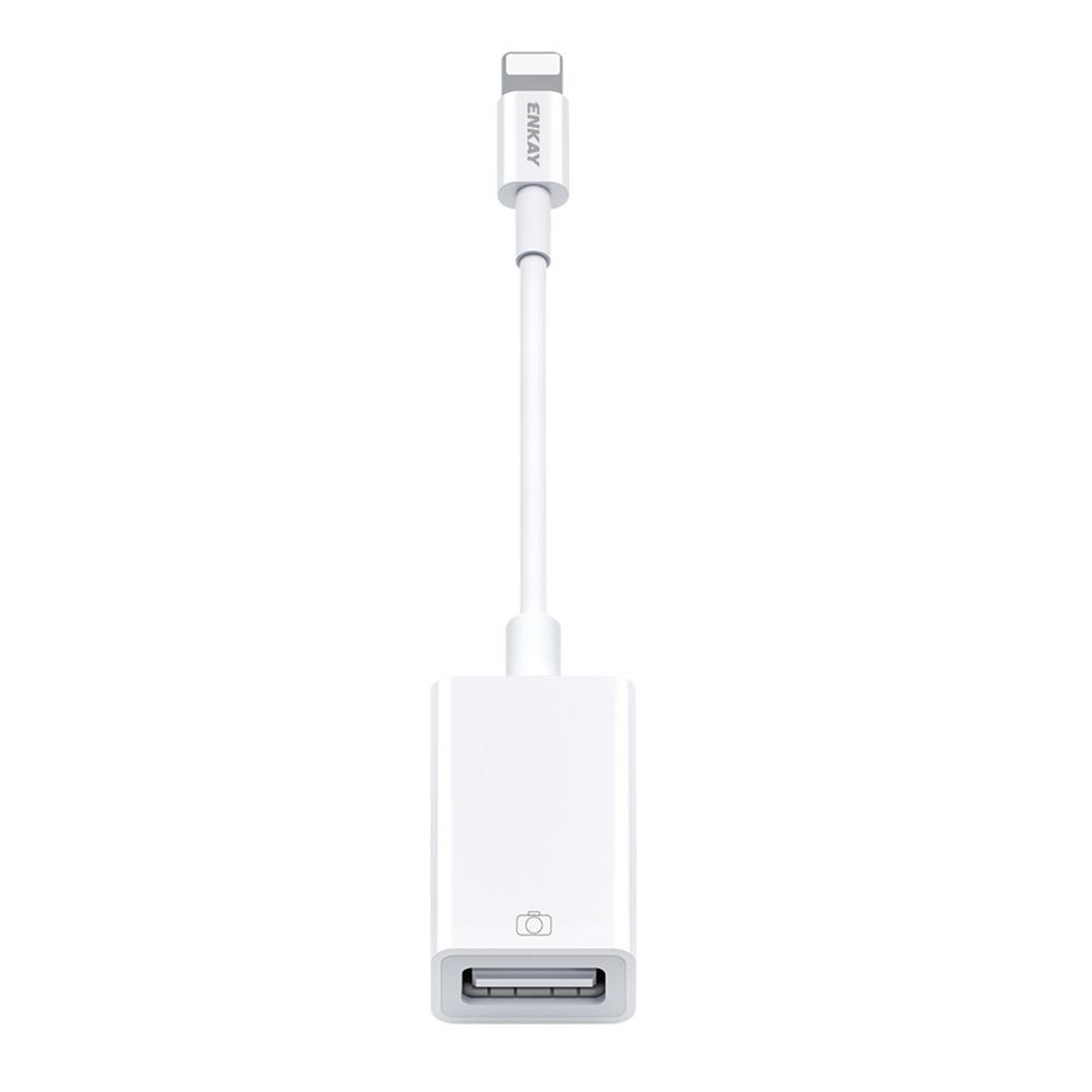 ENKAY Lightning To USB OTG Adapter USB Camera Adapter For IPhone IPad USB 30 Data Transfer Cable 7