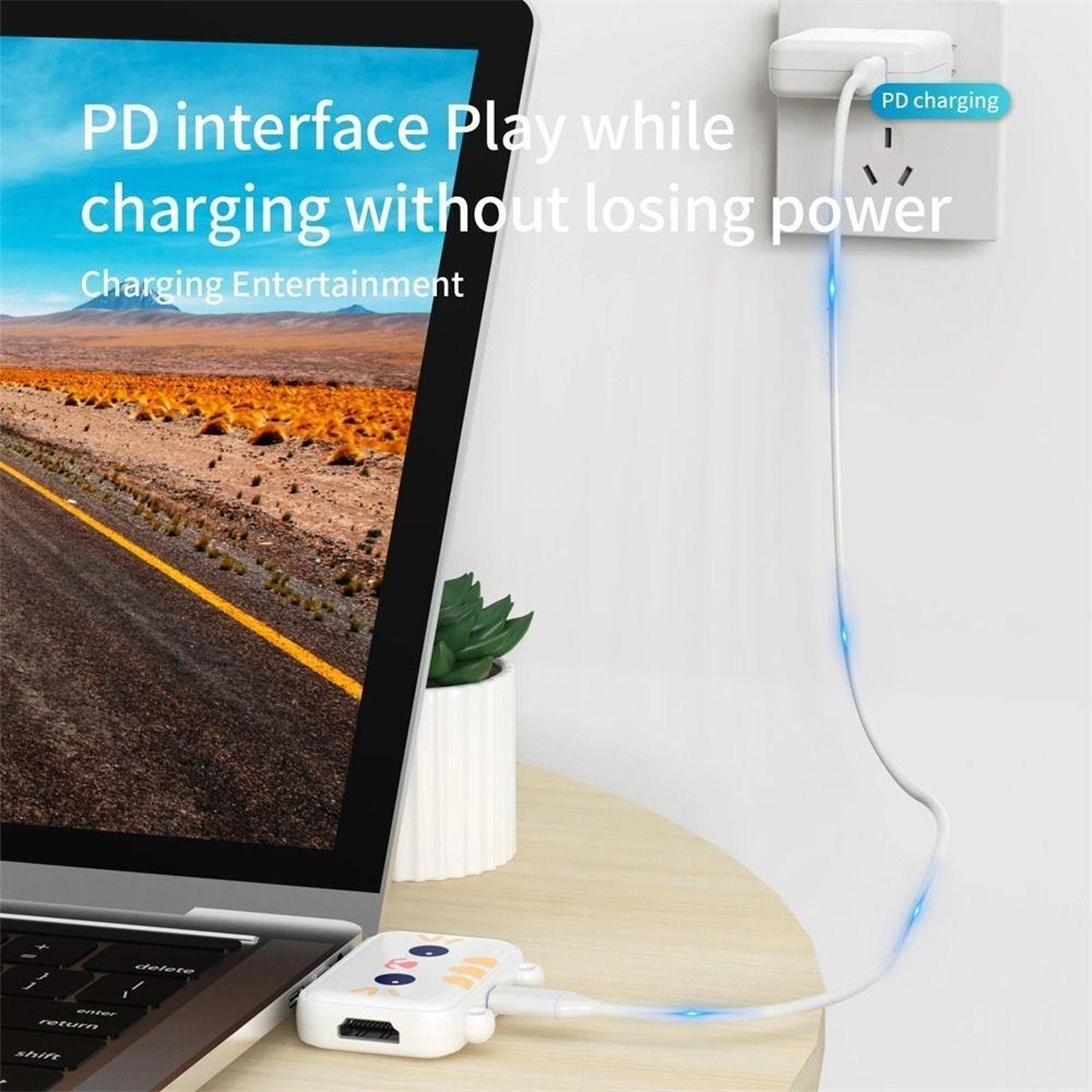 3 In 1 USB C Hub With 4K HDMI PD Charging And USB 30 Docking Station For IPad Phone Laptop 12