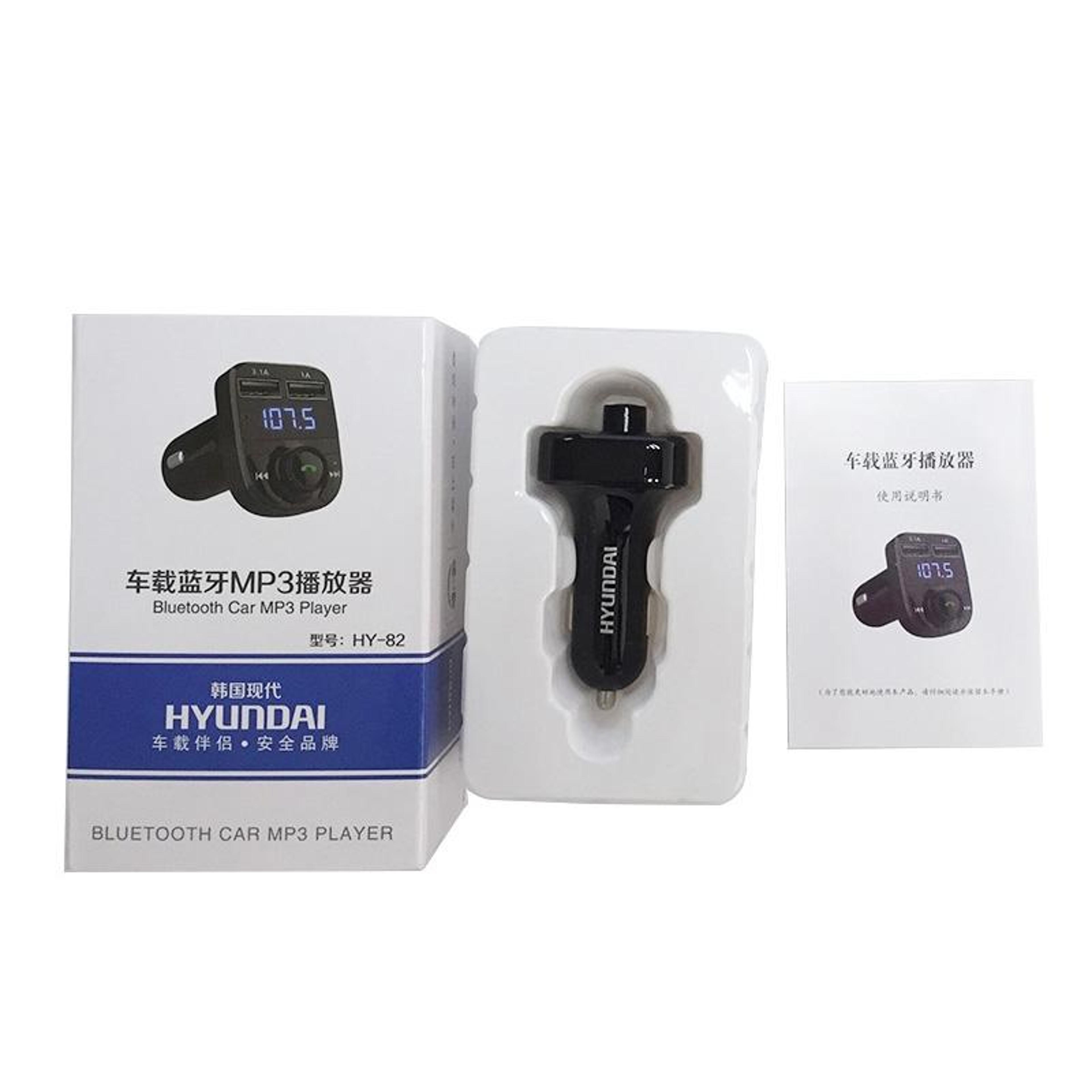 HY82 Bluetooth FM Transmitter Dual USB Car Charger MP3 Player With Hands Free Calling Fast Charging 6