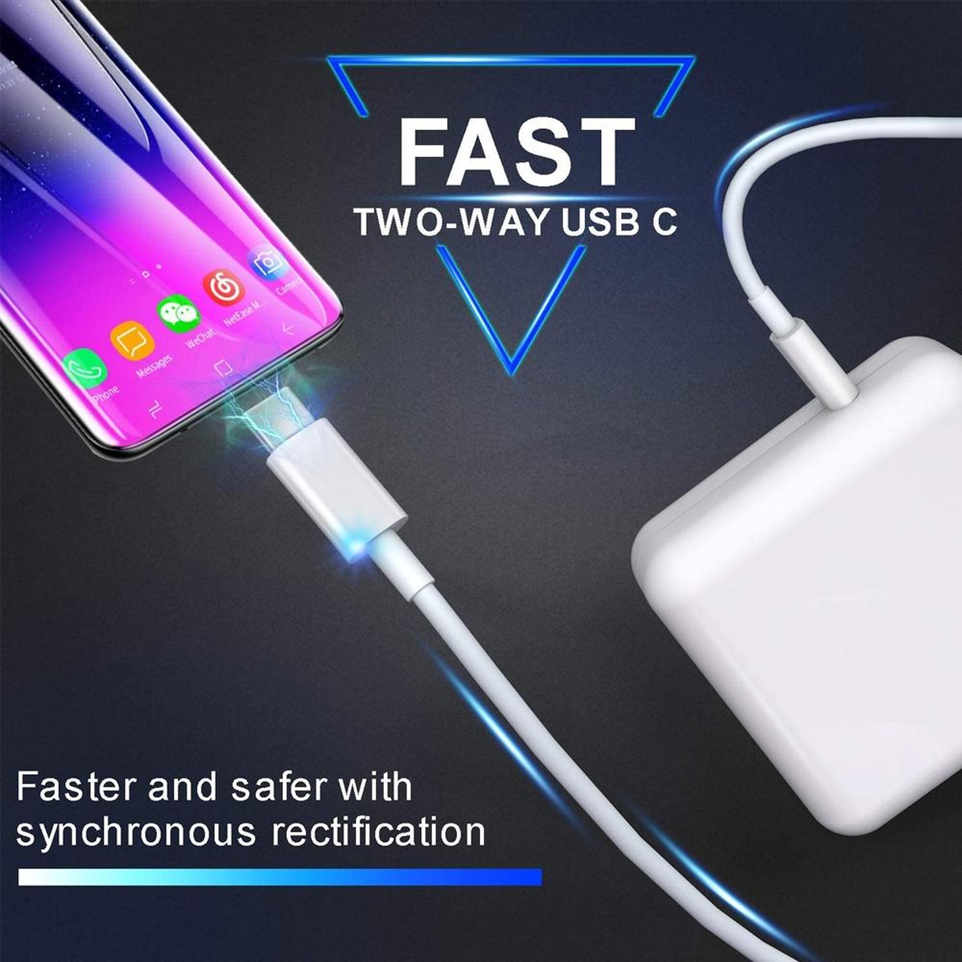 96W USBC Charger With 2M 100W USBC Fast Charging Cable For MacBook Pro And USBC Laptops 4