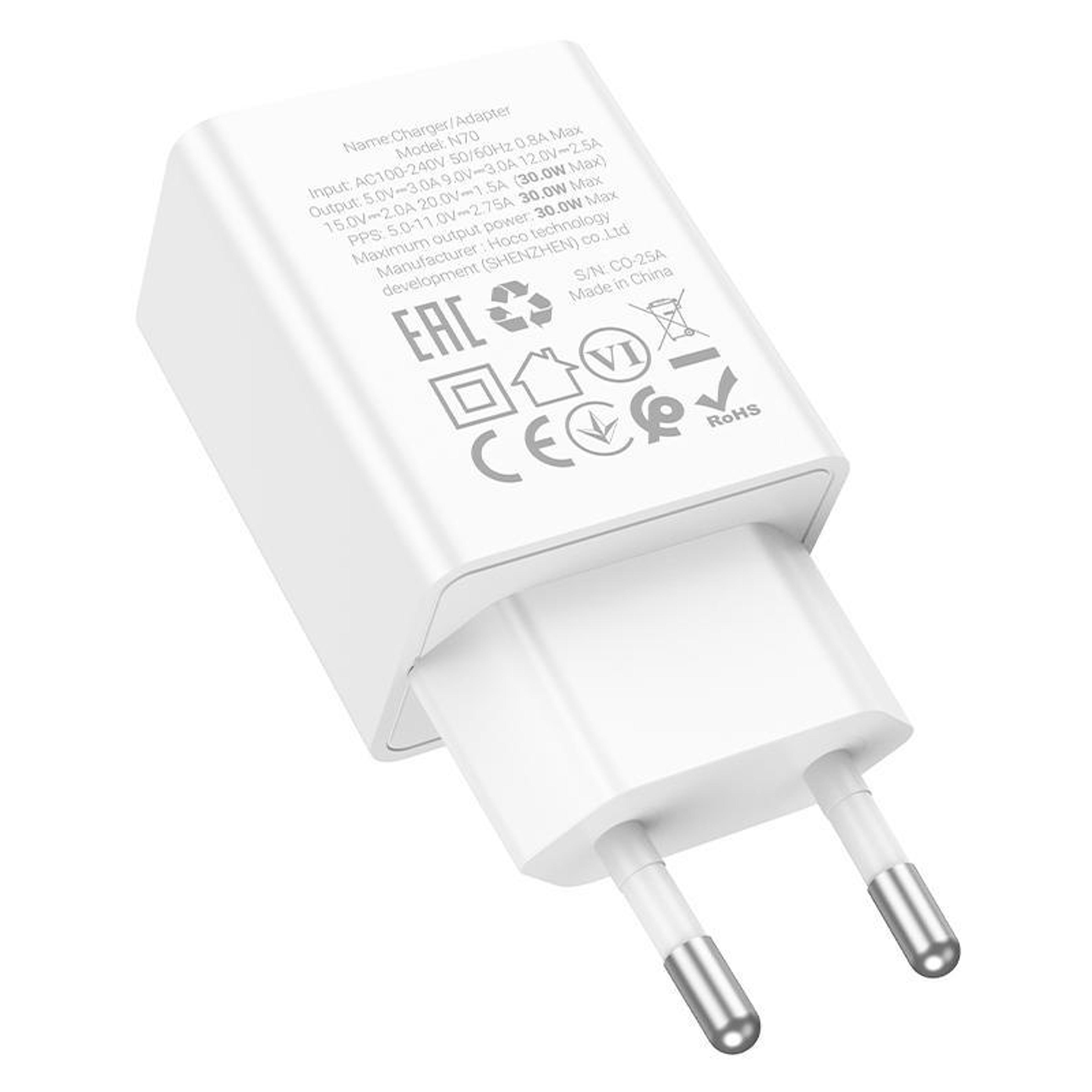 Hoco N70 30W USB C Charger PD Fast Charger Type C Wall Power Adapter 1