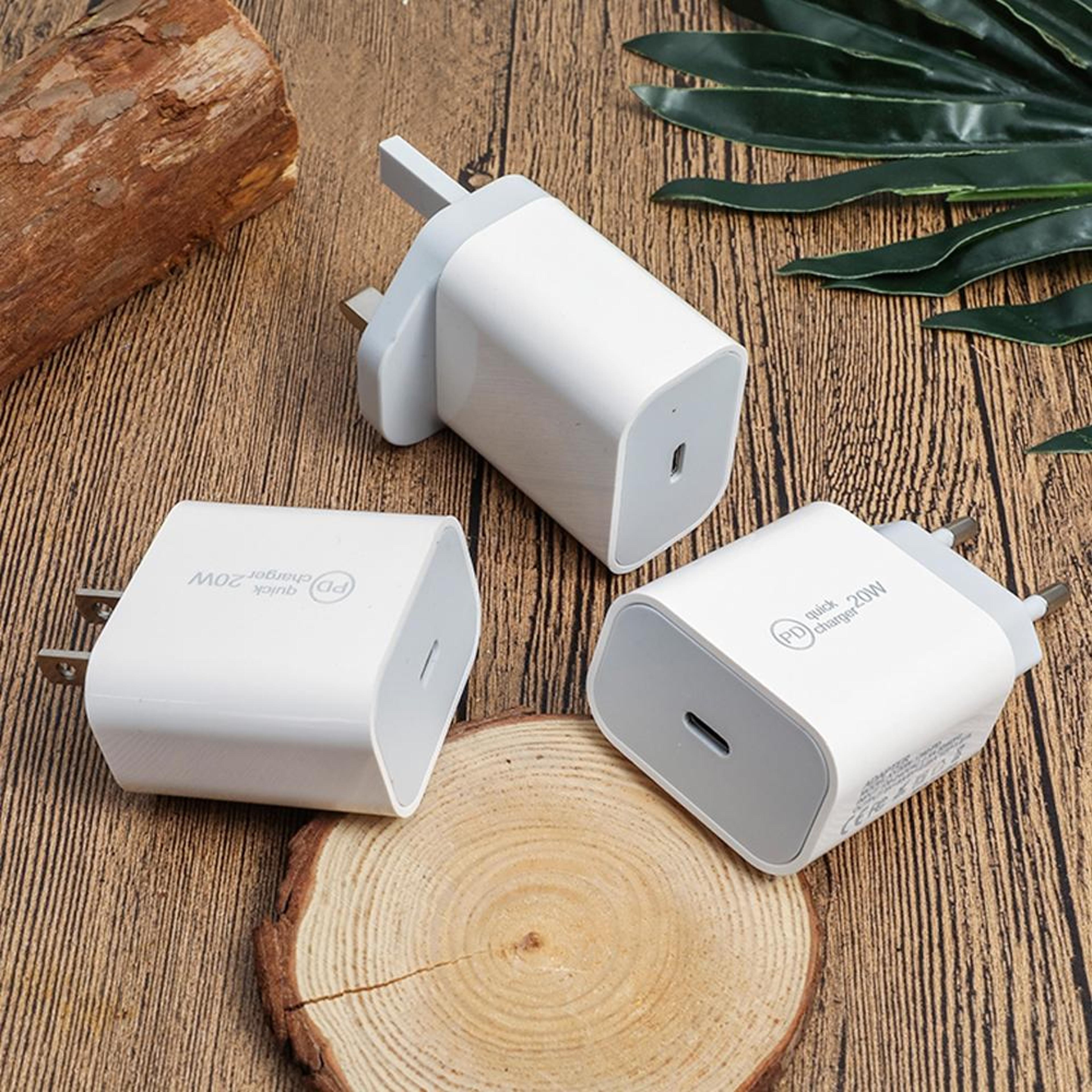 20W USB C Charger PD Fast Charger Compact Type C Travel Wall Adapter US Plug 8