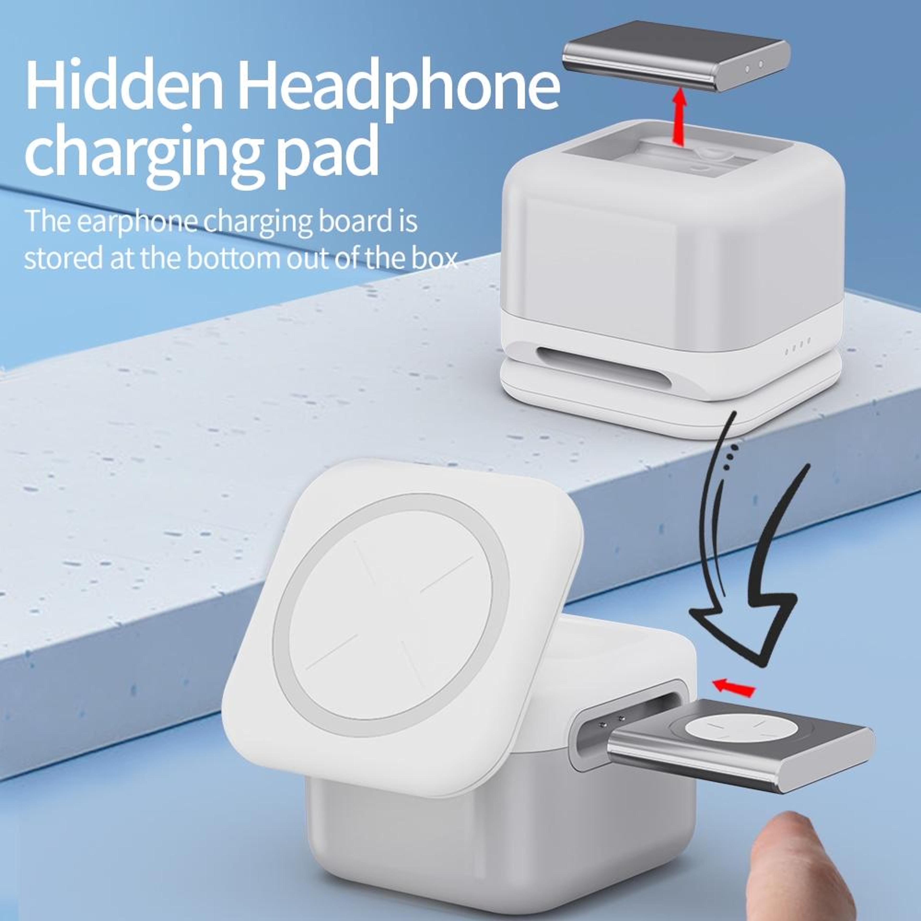 H31 3 In 1 Wireless Charger 15W Magnetic Wireless Charger Foldable MagSafe Charging Stand 3