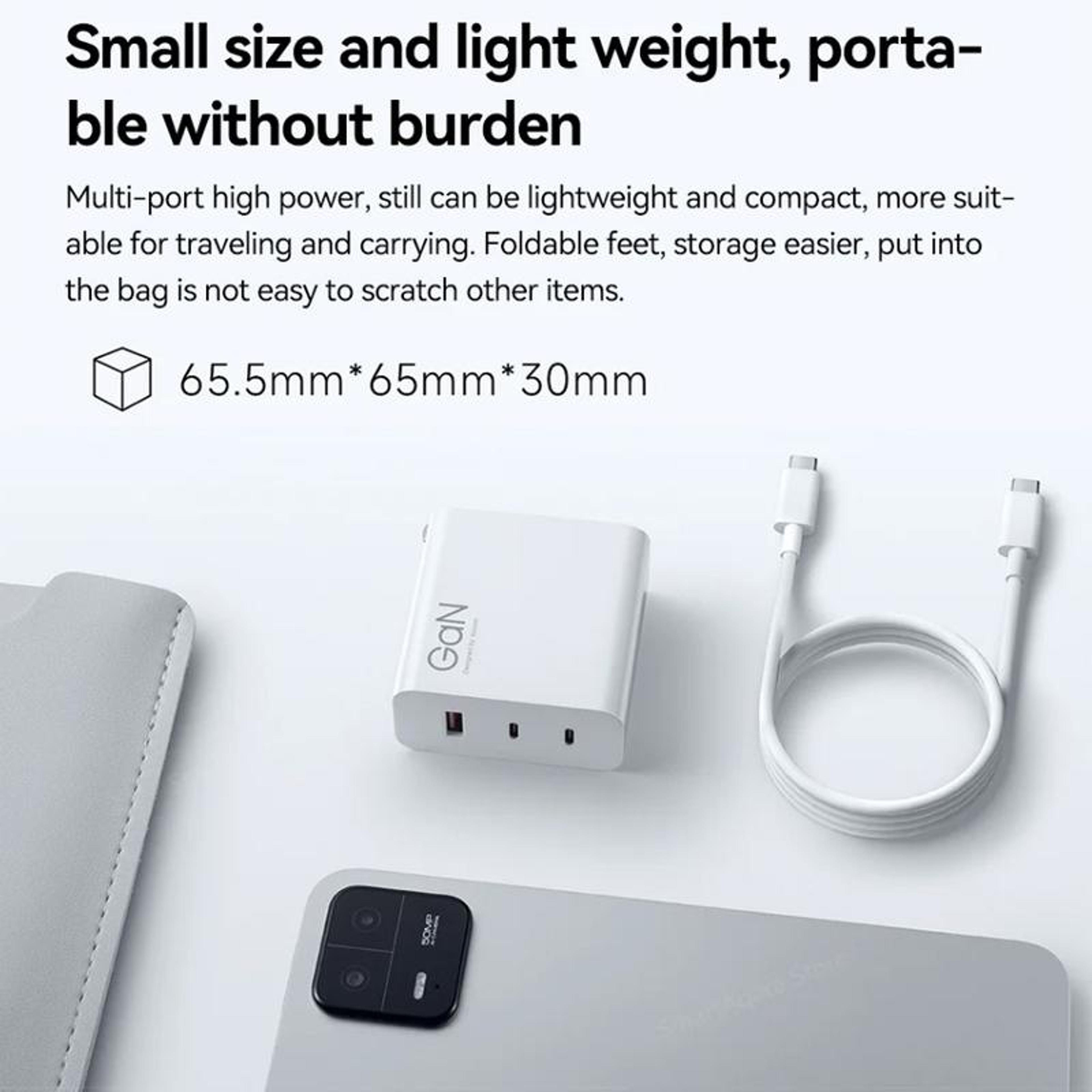 Original Xiaomi 140W GaN Charger 3 Port USB C Fast Charger With USB A US Plug 10