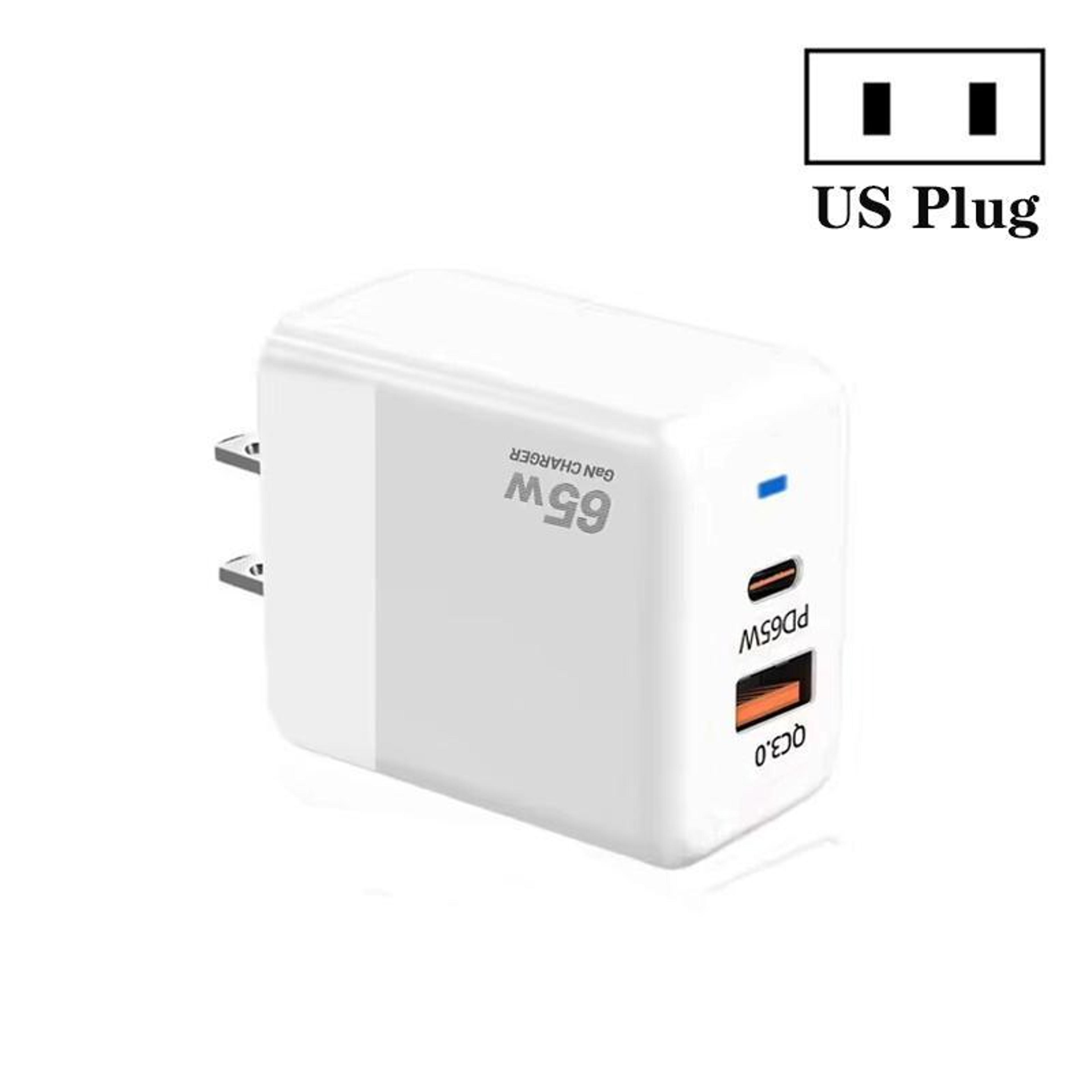 PD41 45W GaN Charger USB C Fast Charger Dual Port USB C Wall Charger With 60W Type C Cable US Plug 1