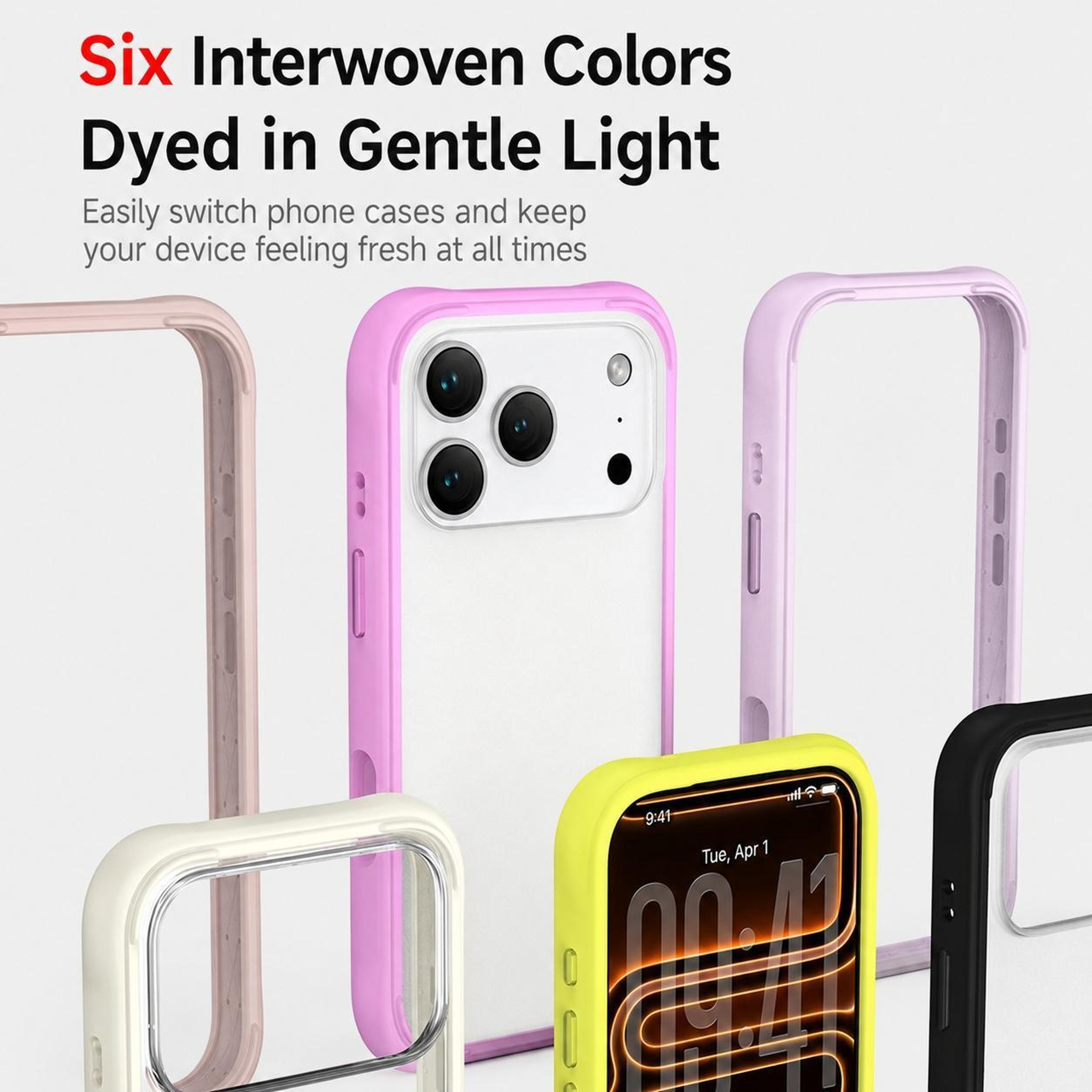 IPhone 17 Pro And Pro Max Silicone Bumper Case Shockproof Protective Phone Frame 9