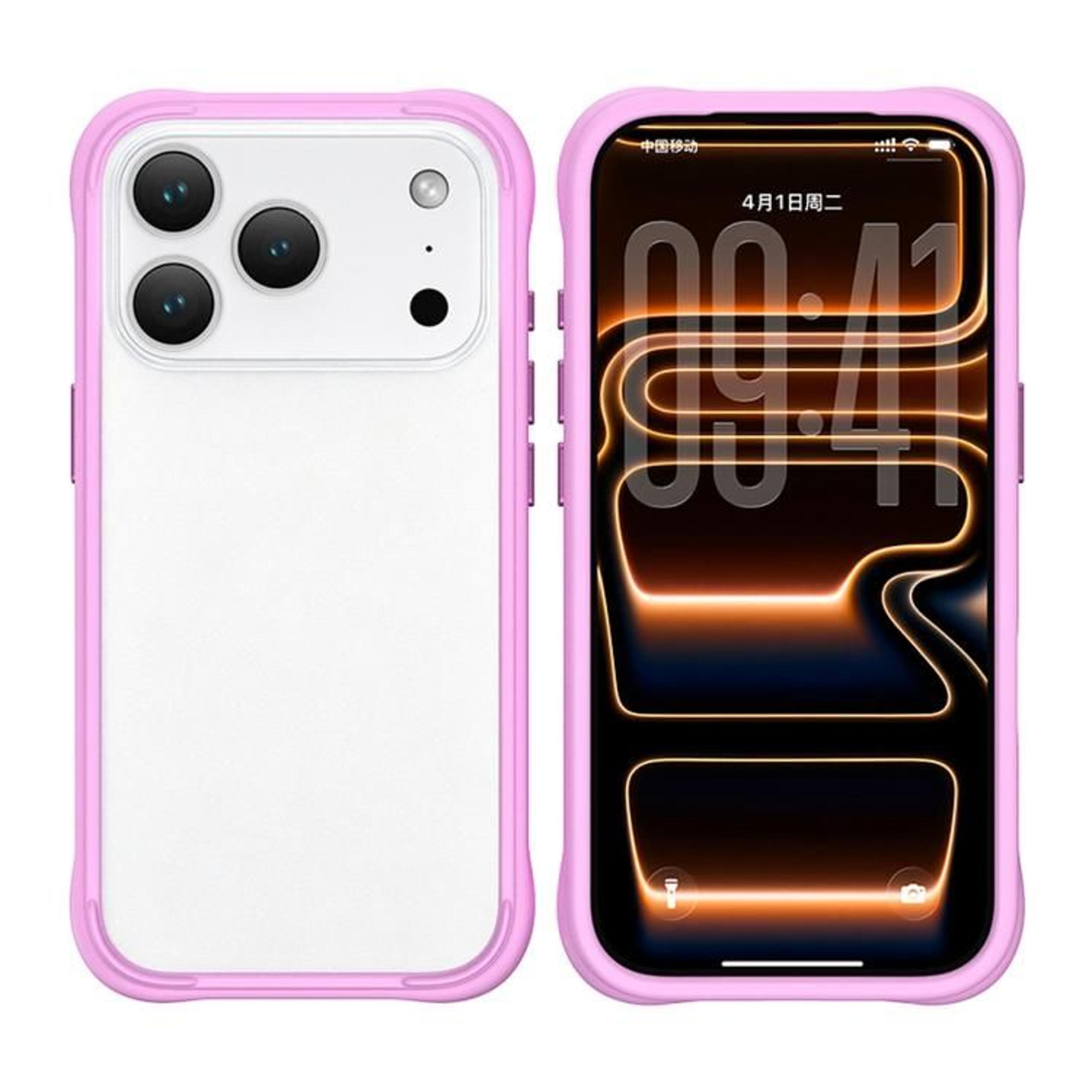 IPhone 17 Pro And Pro Max Silicone Bumper Case Shockproof Protective Phone Frame 12