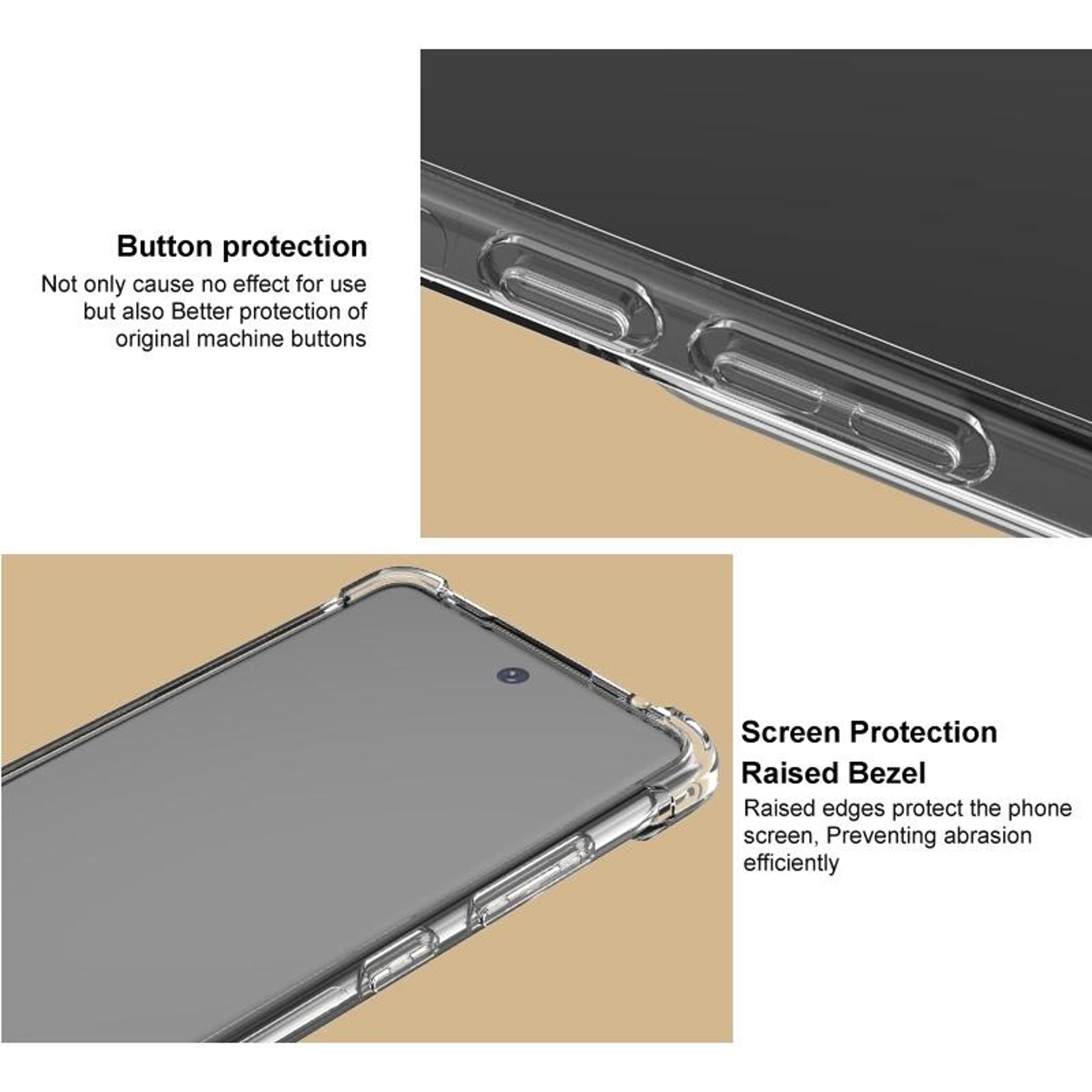 IMAK Nothing CMF Phone 1 Case Clear Shockproof TPU Case With Airbag Drop Protection 4