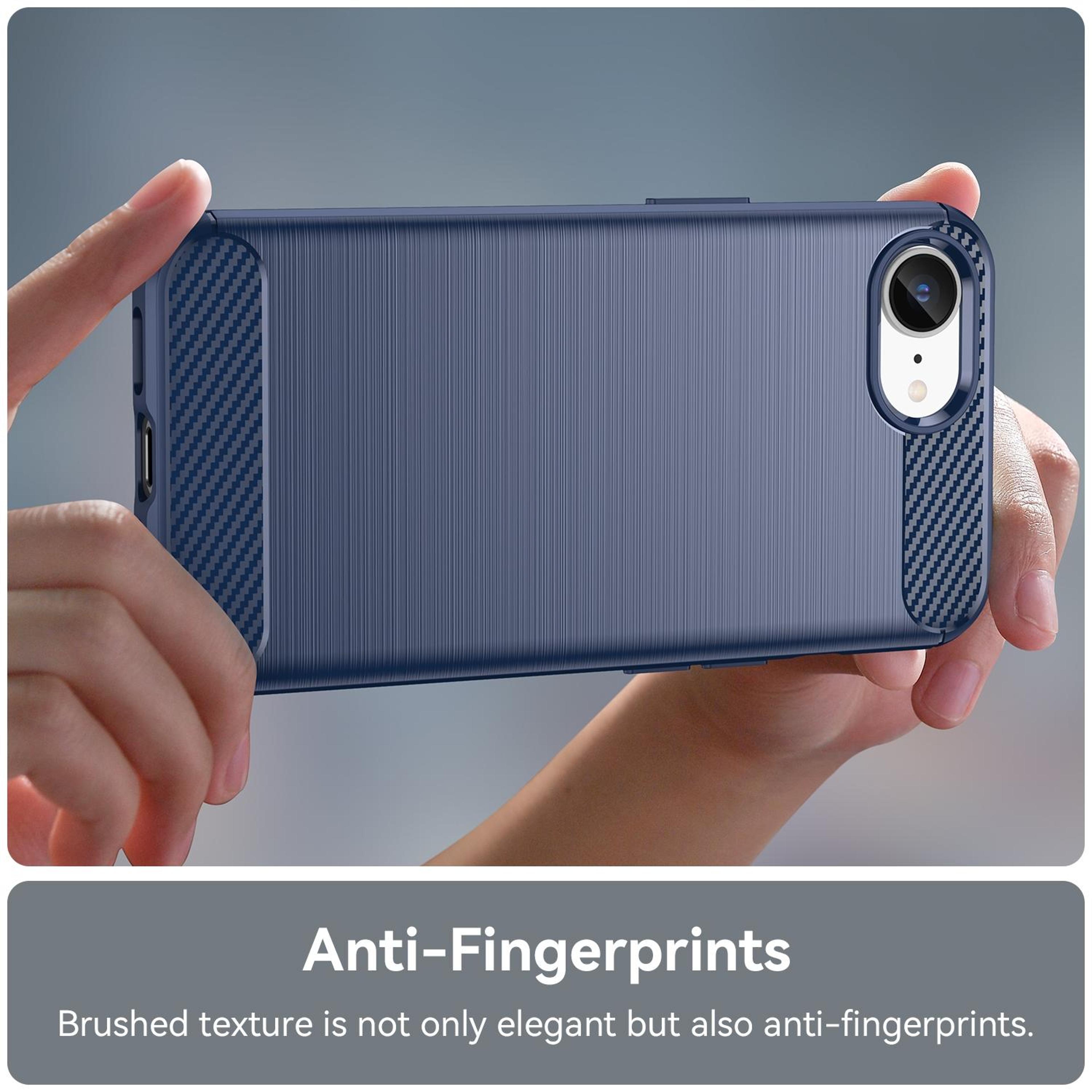 Brushed Carbon Fiber TPU Case For IPhone 17e 16e Slim Shockproof Cover 4