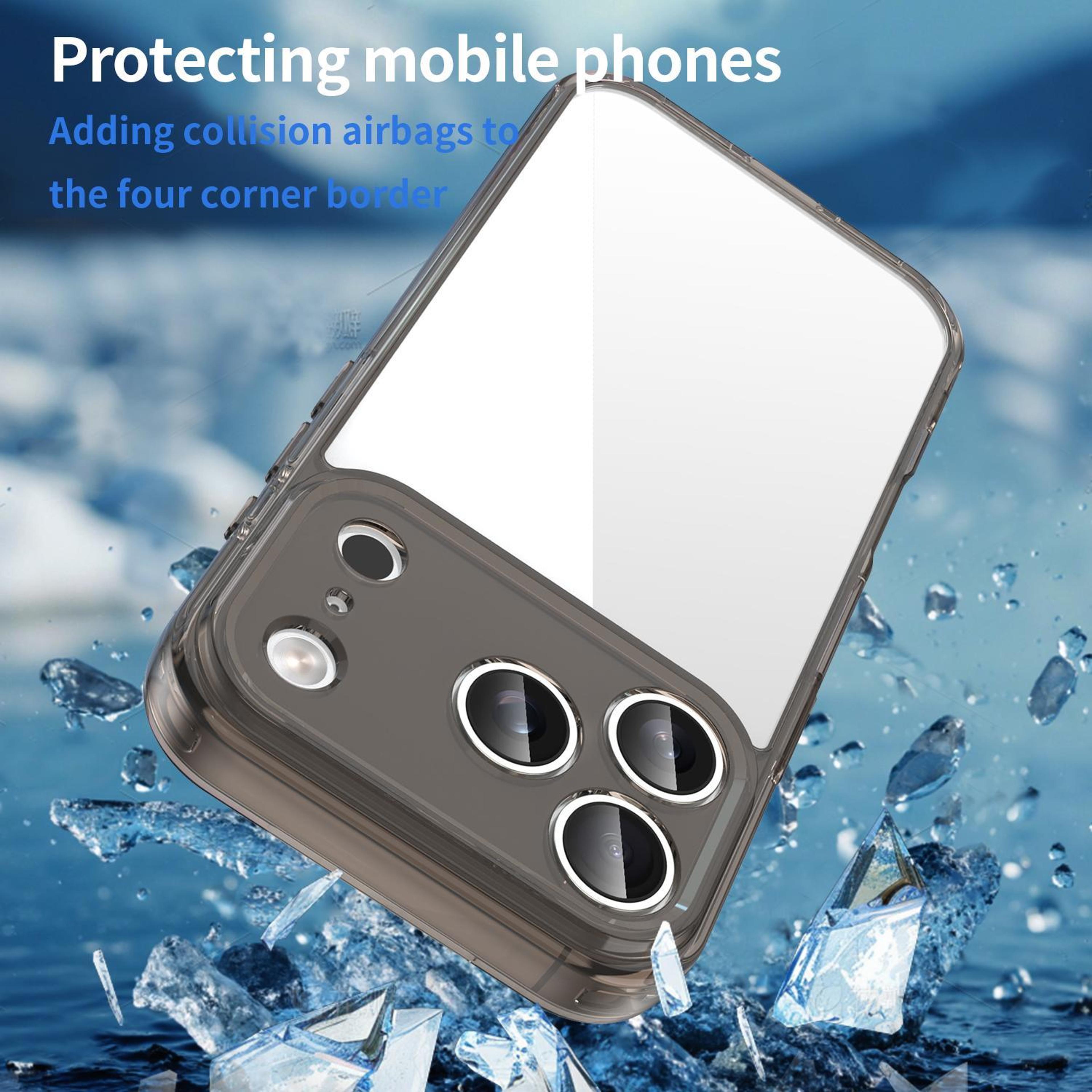 IPhone 17 Pro Shockproof TPU PC Hybrid Case With Airbag Corner Protection 6
