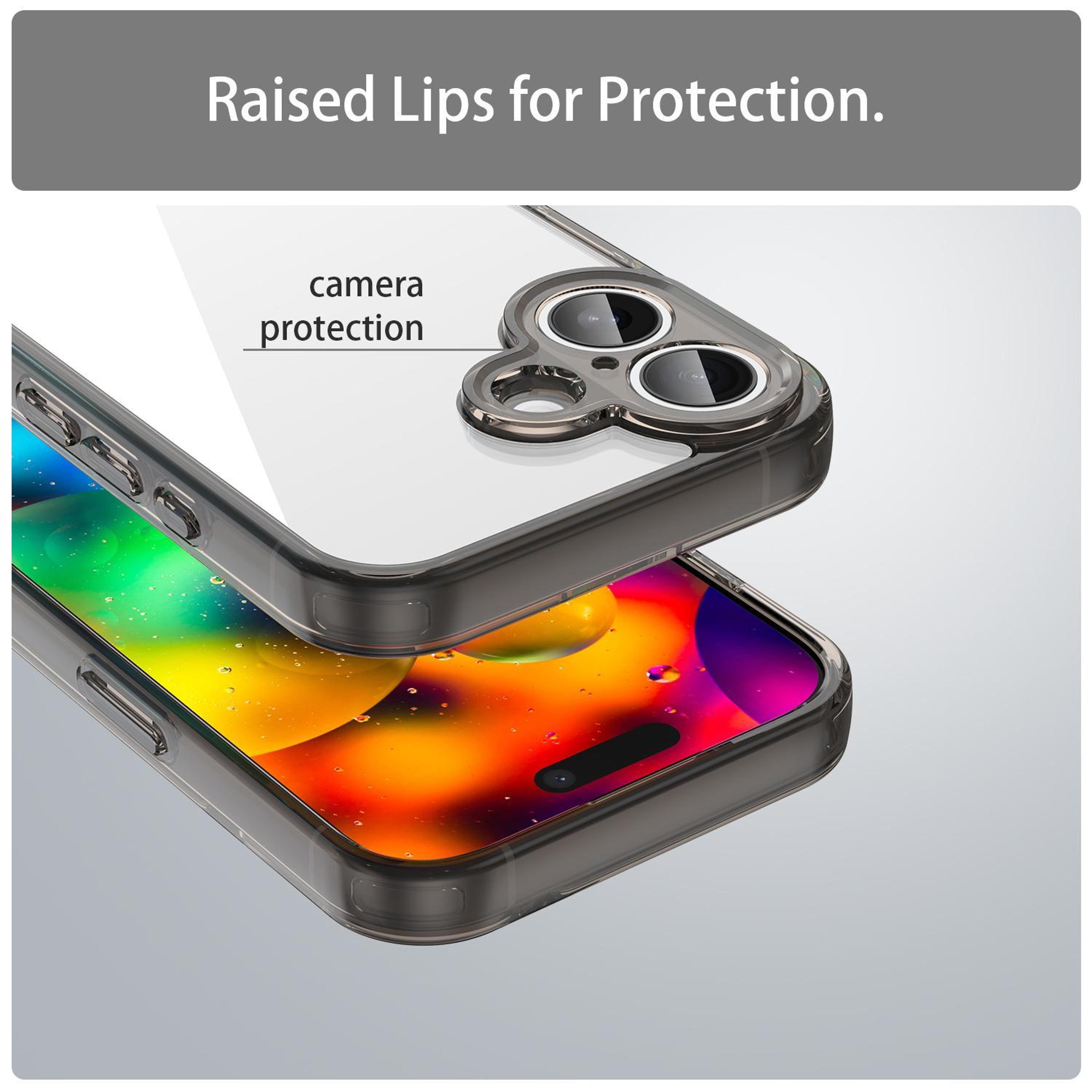 IPhone 17 Shockproof Phone Case Clear TPU PC Hybrid Airbag Protective Cover 2