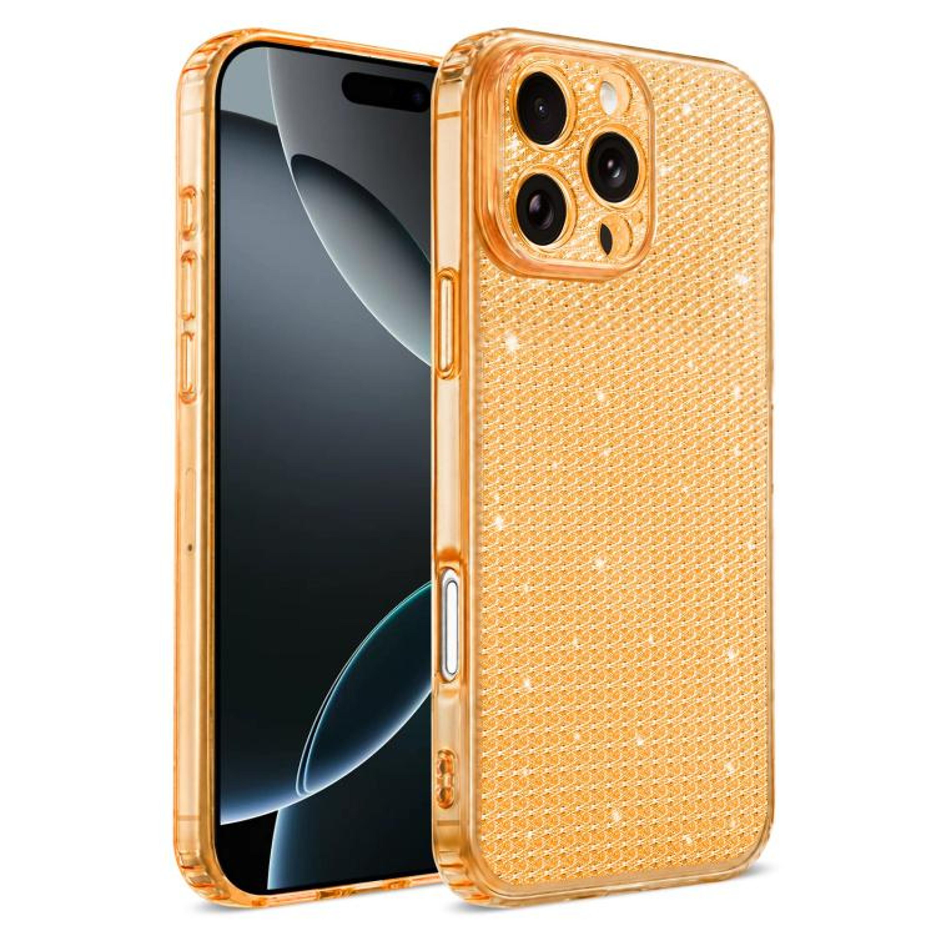 Luxury IPhone 16 Pro Max Glitter Case With Diamond Rhinestones  Shockproof Airbag Protection 7