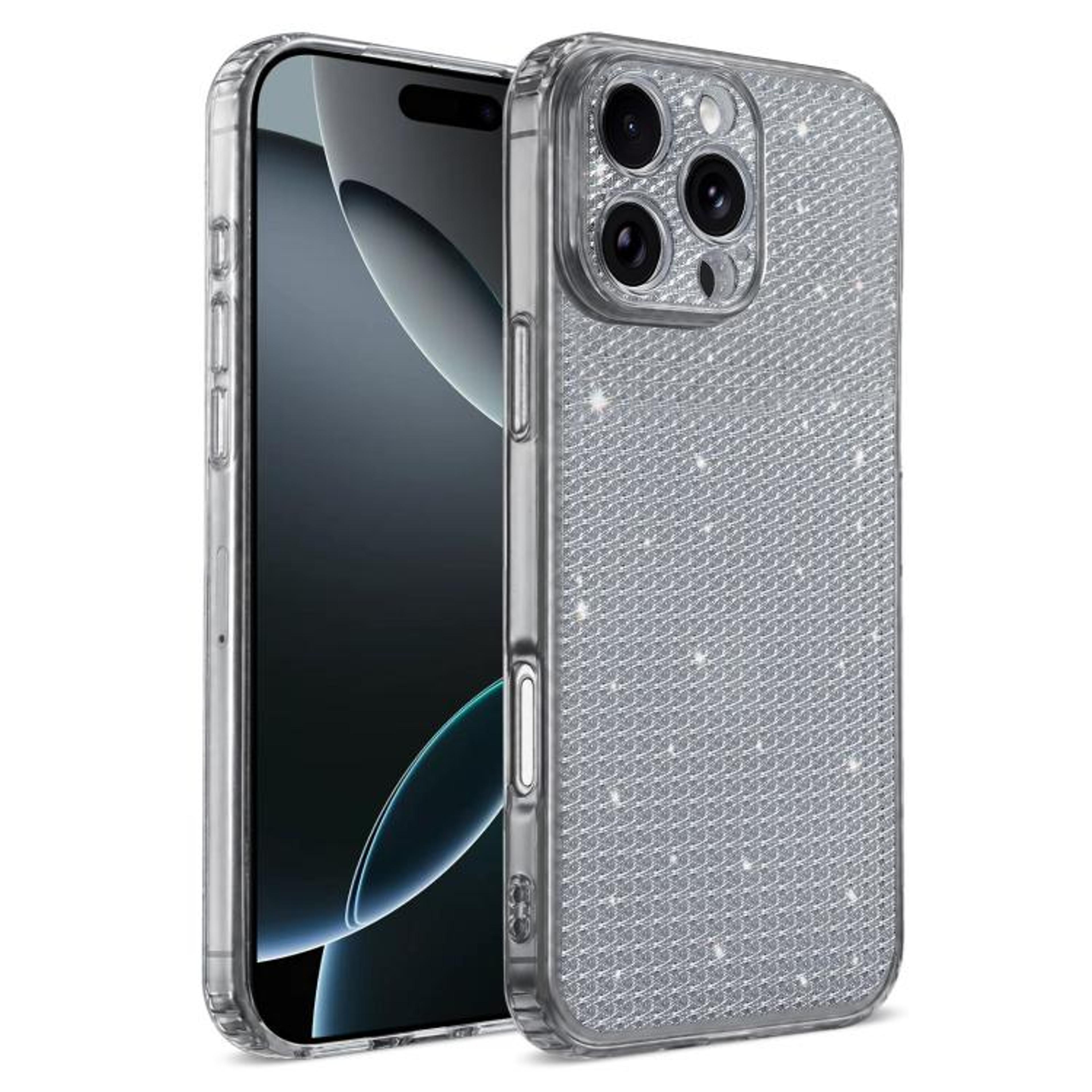 Luxury IPhone 16 Pro Max Glitter Case With Diamond Rhinestones  Shockproof Airbag Protection 9