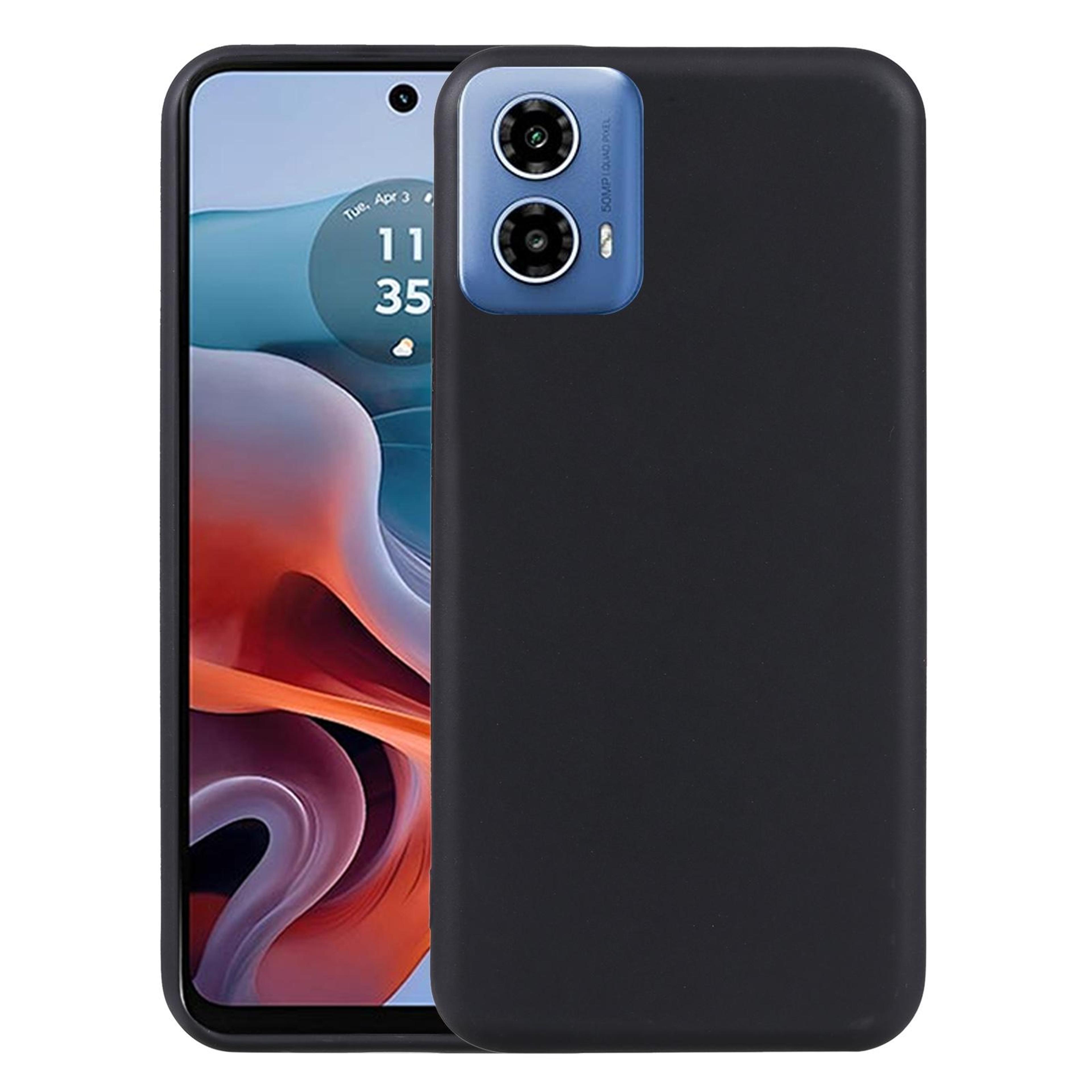 motorola moto g34 5g case flexible tpu protective black cover