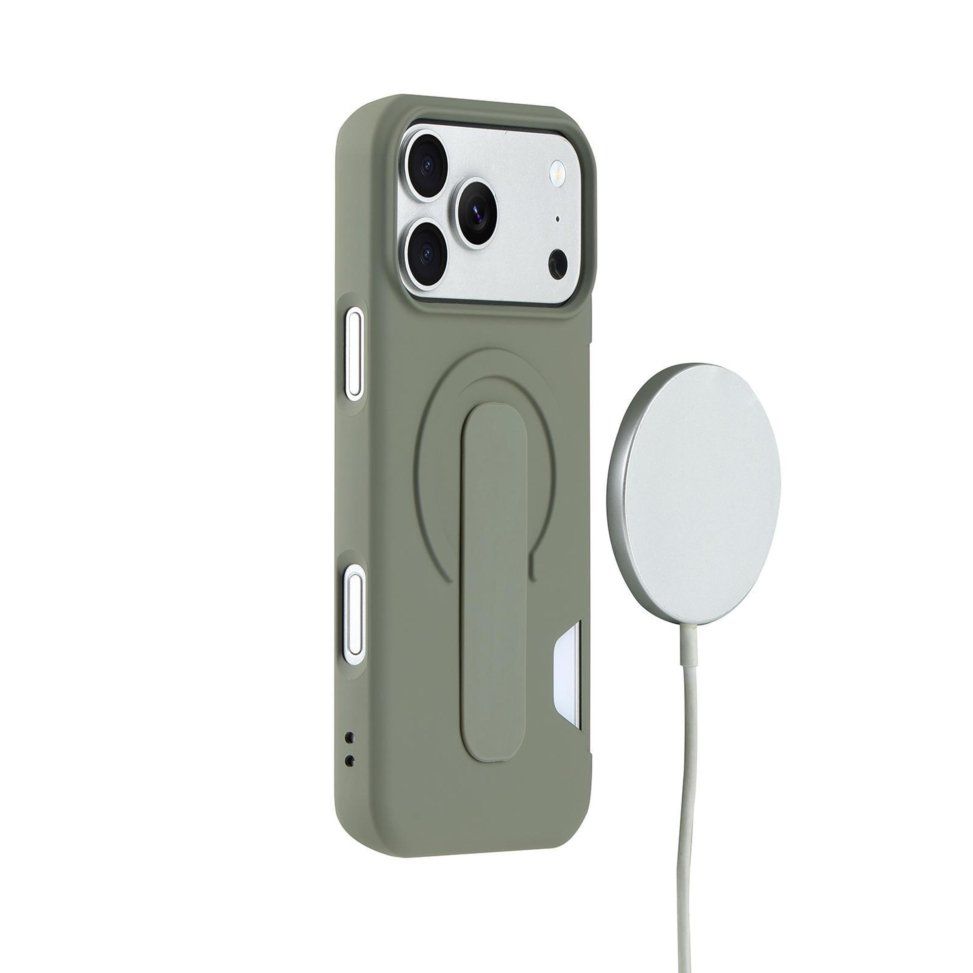 IPhone 17 Magnetic Wallet Case With Card Holder And Kickstand 1