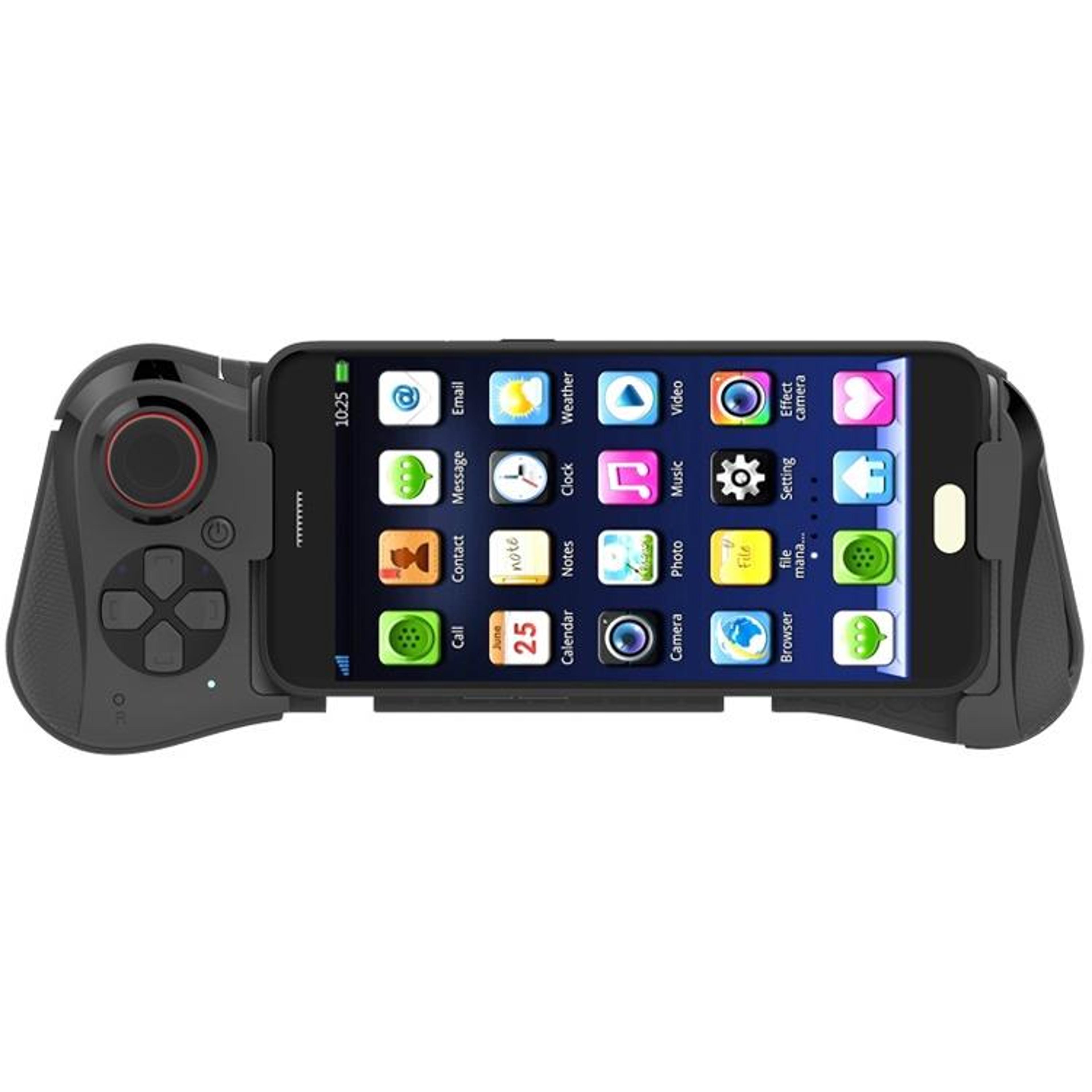retractable bluetooth mobile game controller for android & ios with 40+ hour battery