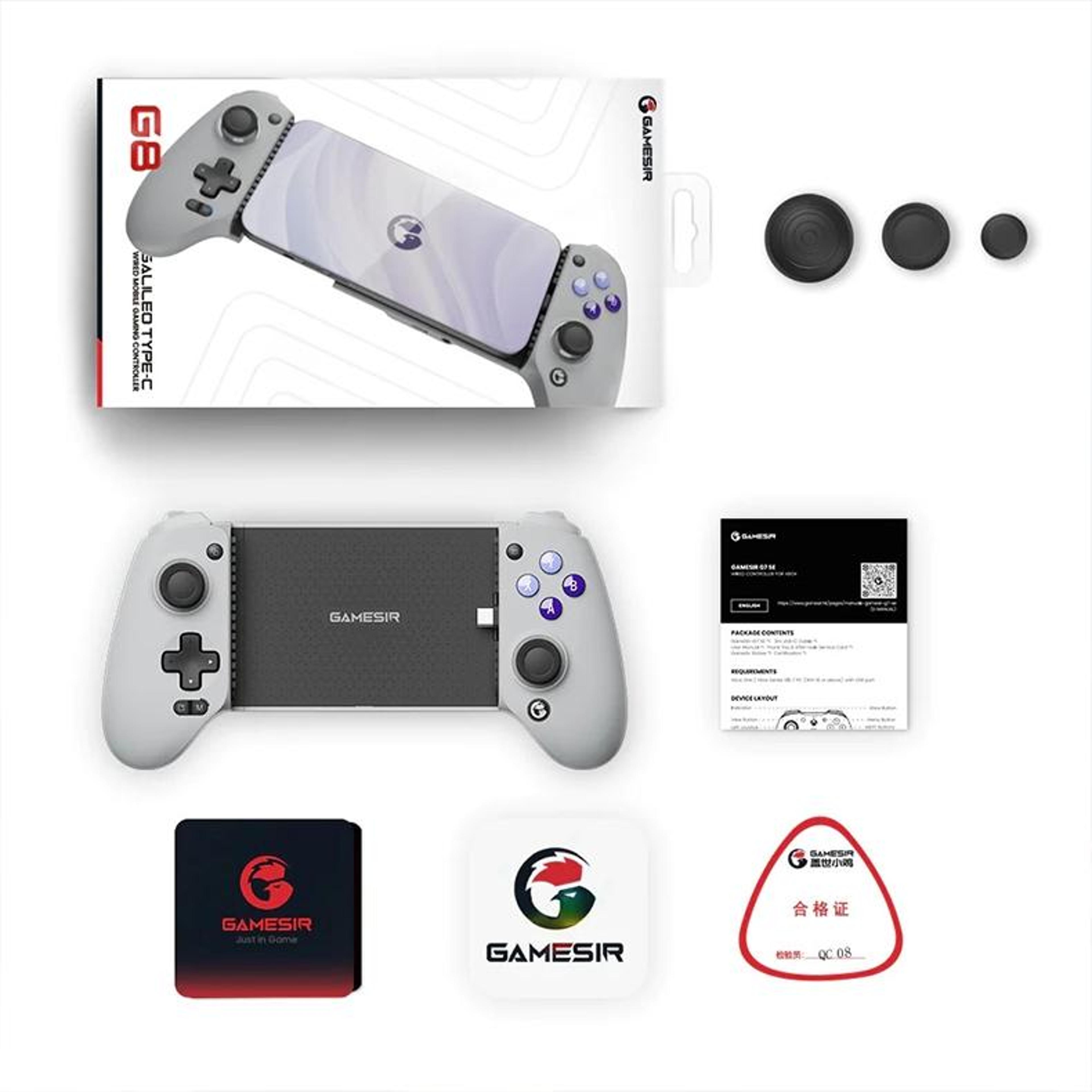 GameSir G8 Sagittarius USBC Mobile Gaming Controller With Hall Effect Joysticks For IPhone 15 And A 9