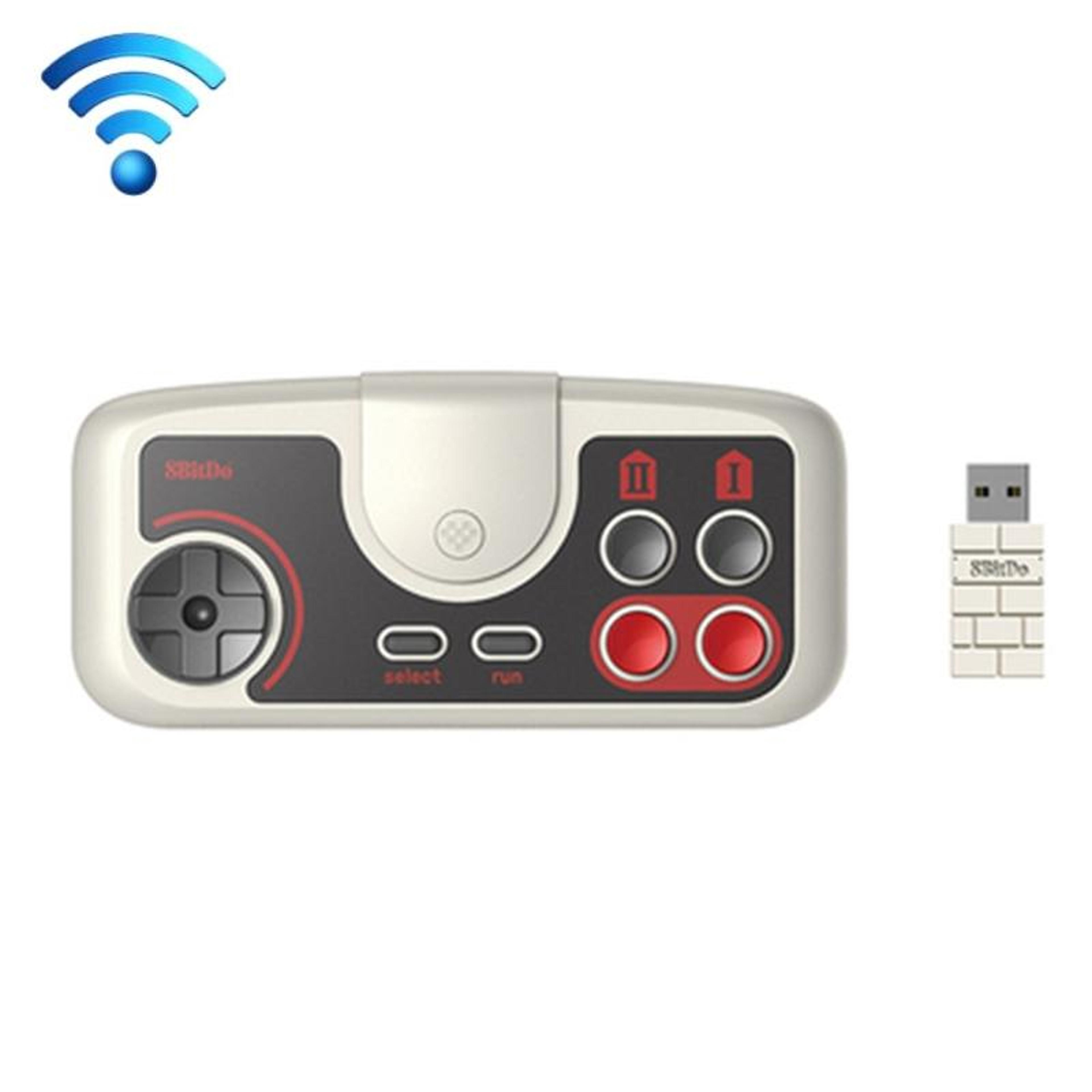 8bitdo pce 2.4g wireless gamepad for switch retro controller with turbo light gray