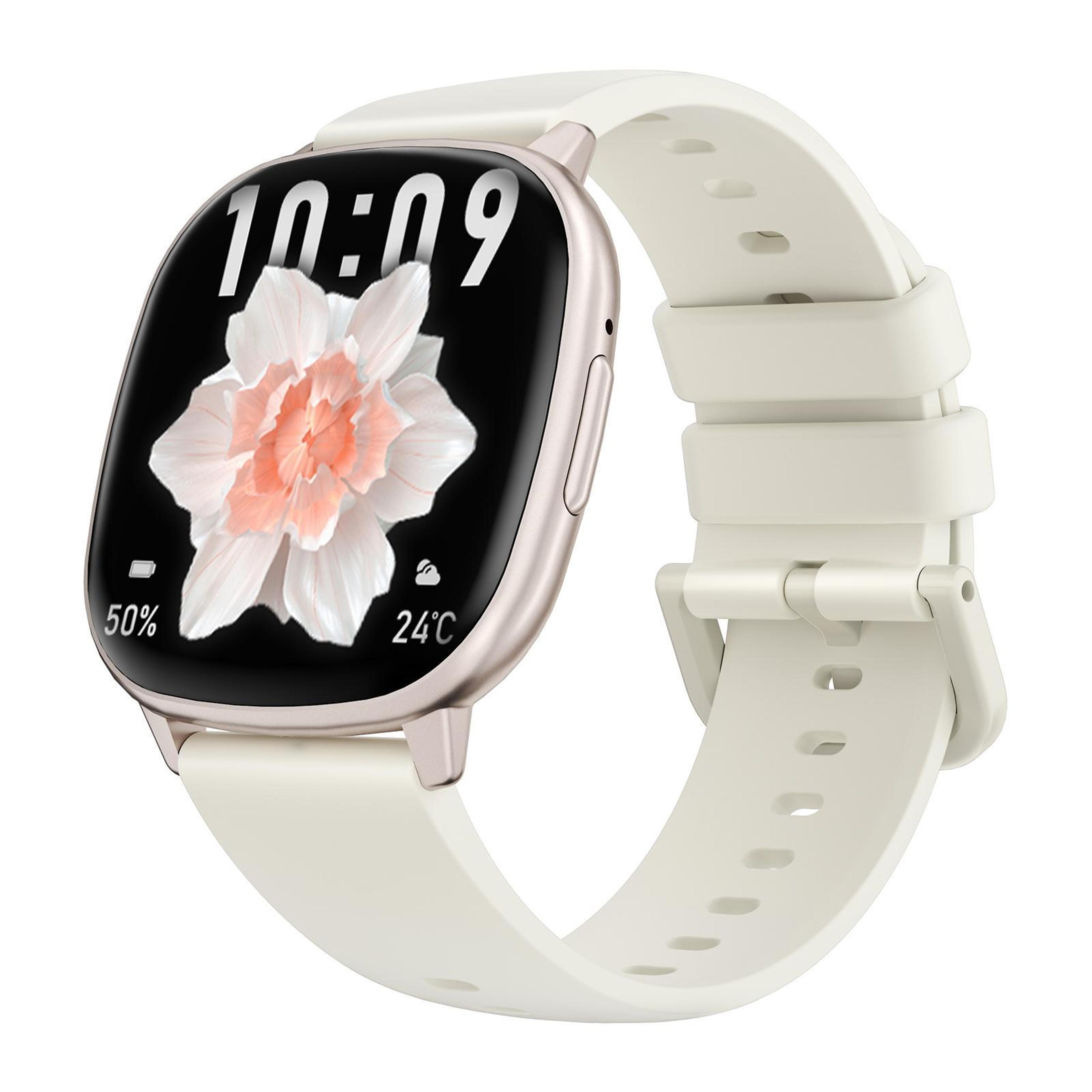 hd17 air gold amoled smartwatch with bluetooth calling, ip68 protection and fitness tracking
