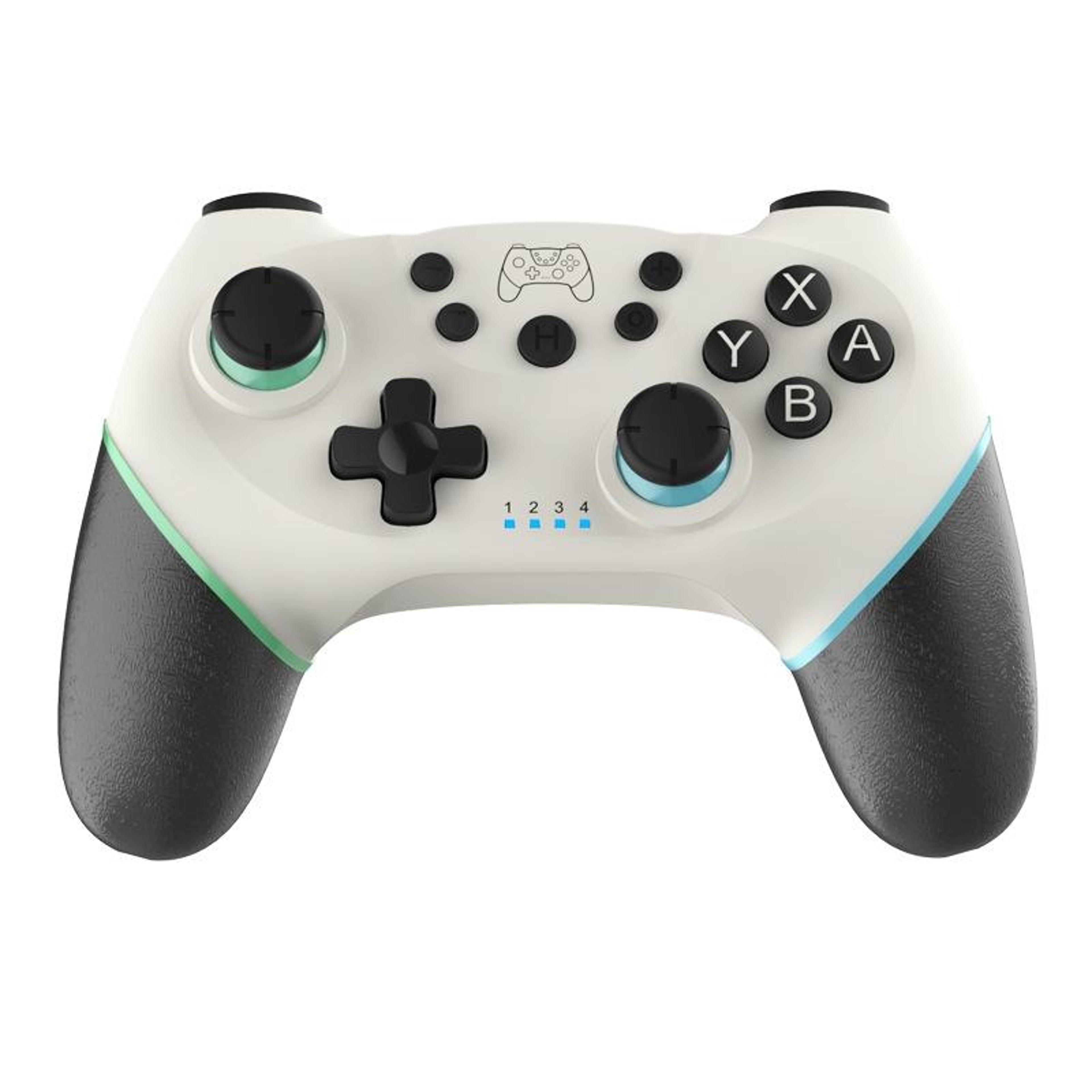 wireless switch controller with 6-axis gyro, dual vibration and bluetooth gamepad
