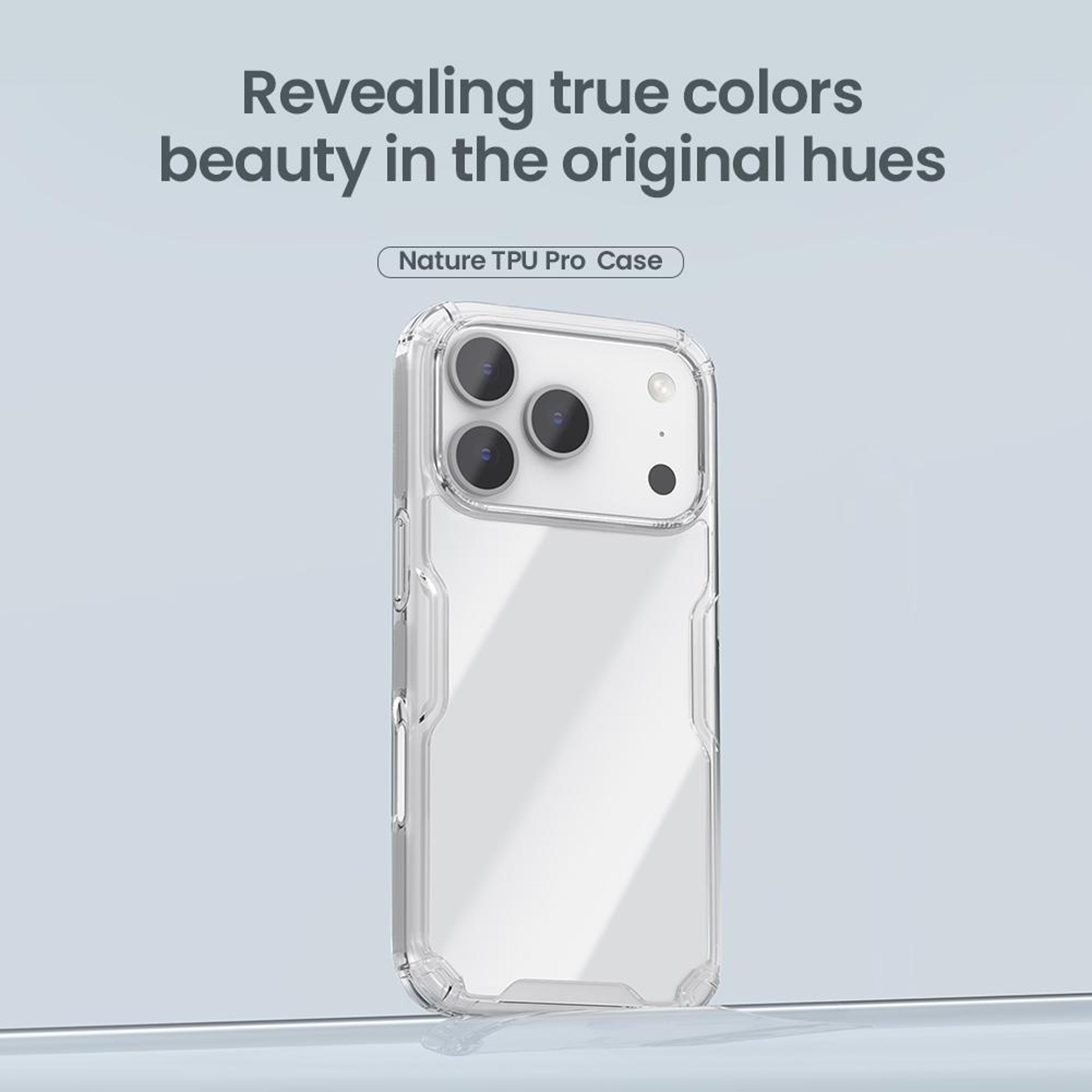 NILLKIN Ultra Clear IPhone 18 Pro Max Case With PC And TPU Protection  White 3