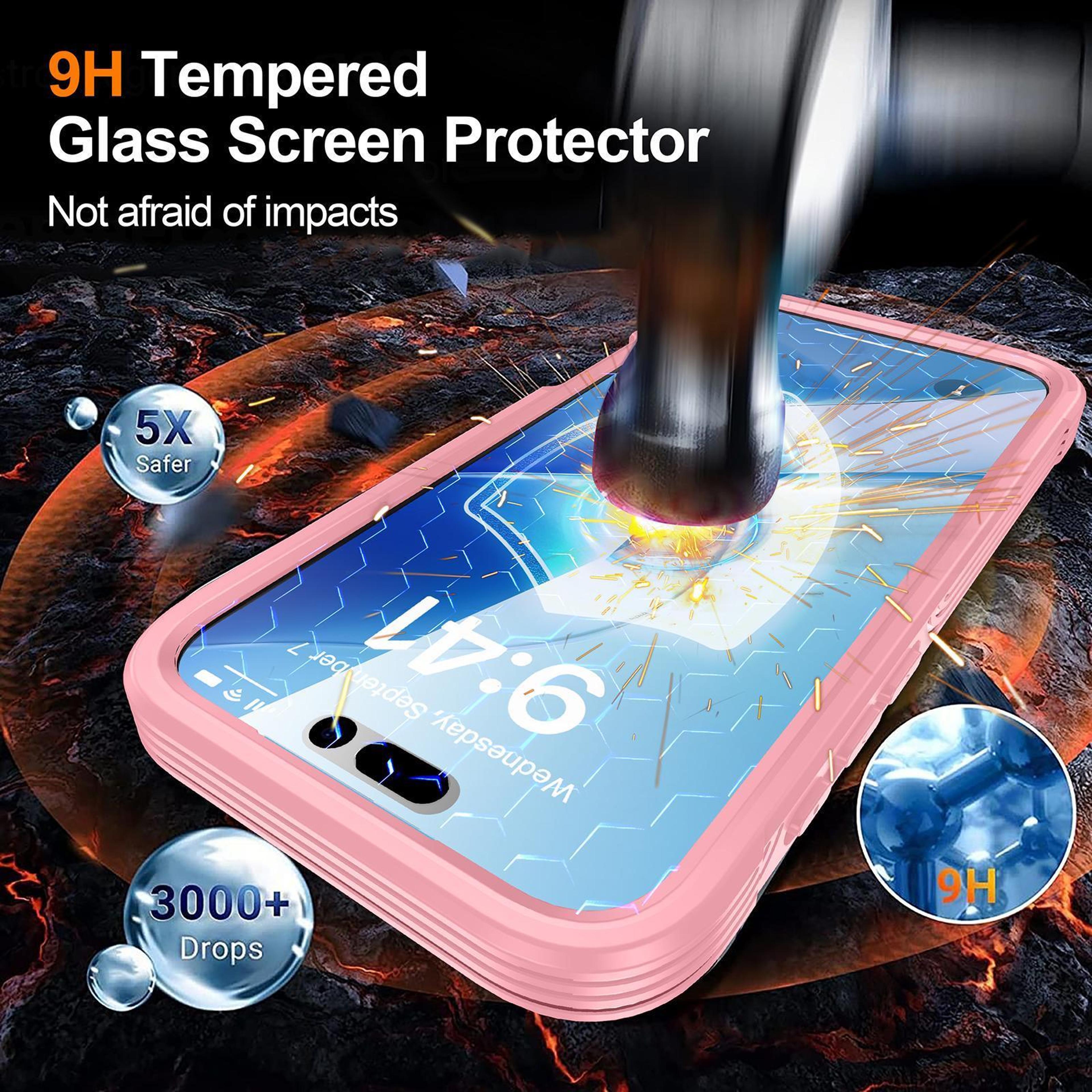 RedPepper IPhone 18 Pro MagSafe Tempered Glass Case In Pink 1