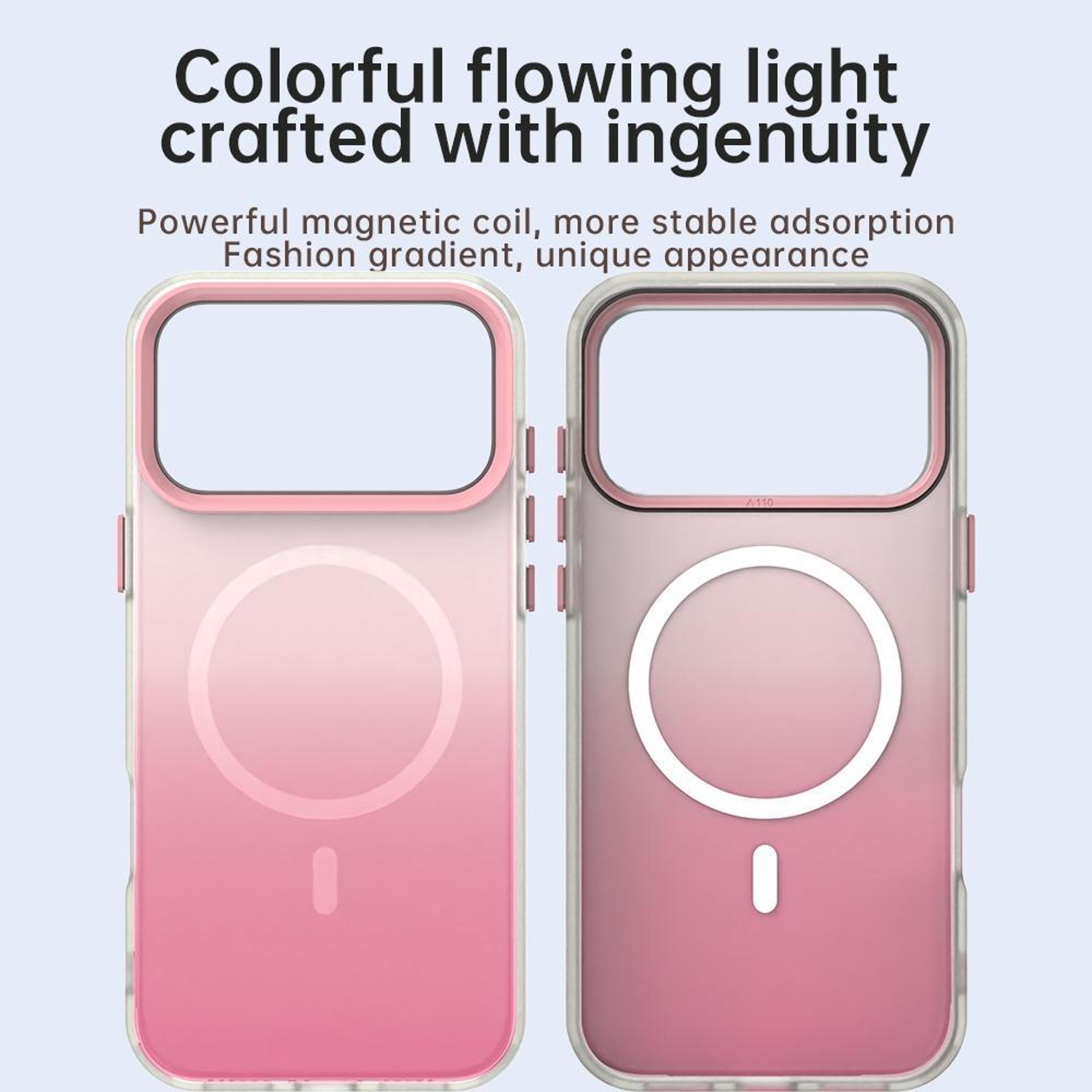 IPhone 18 Pro Gradient Magnetic Case With Shockproof Hybrid Protection 3