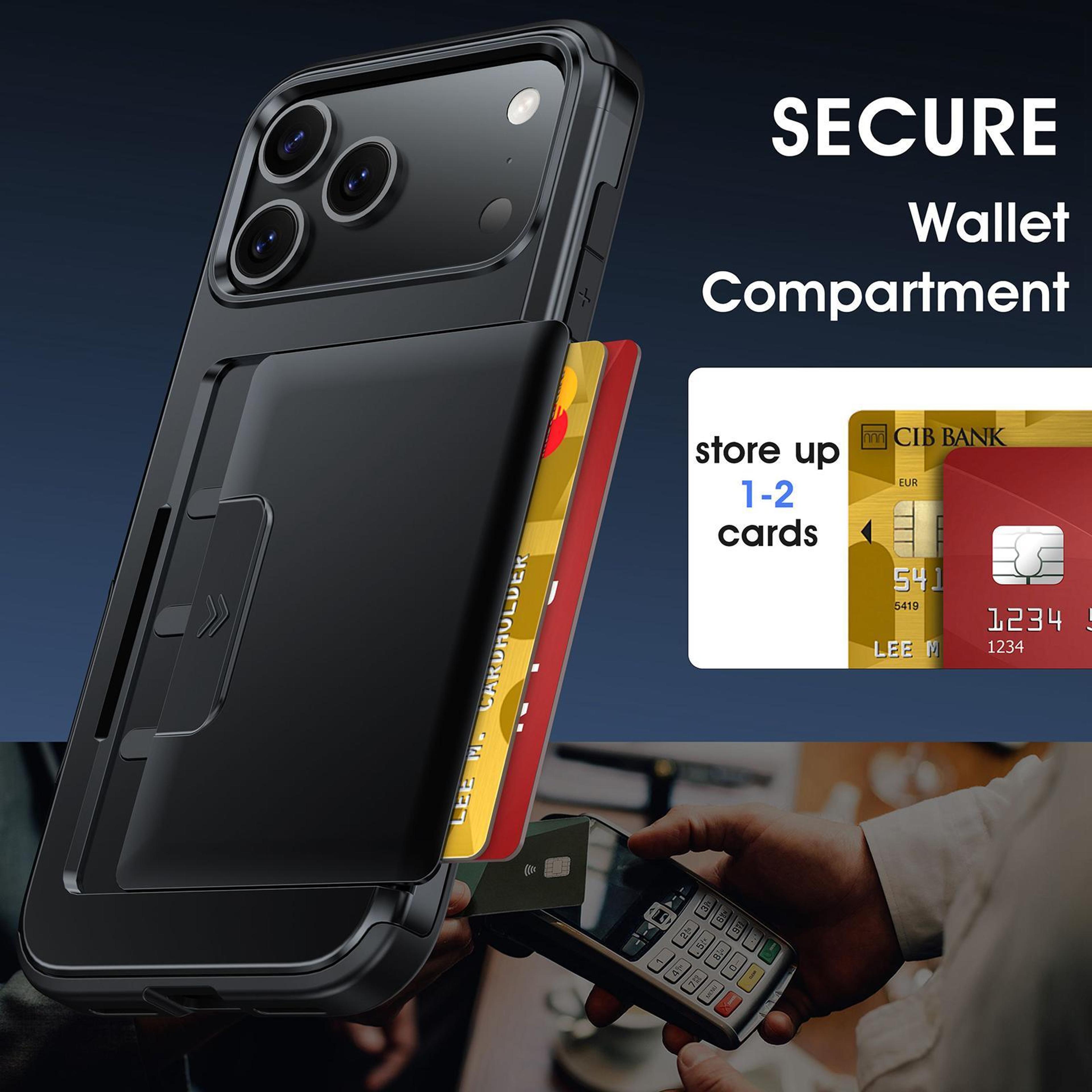 IPhone 18 Pro Wallet Case With Sliding Card Slot And Durable PC TPU Protection 4