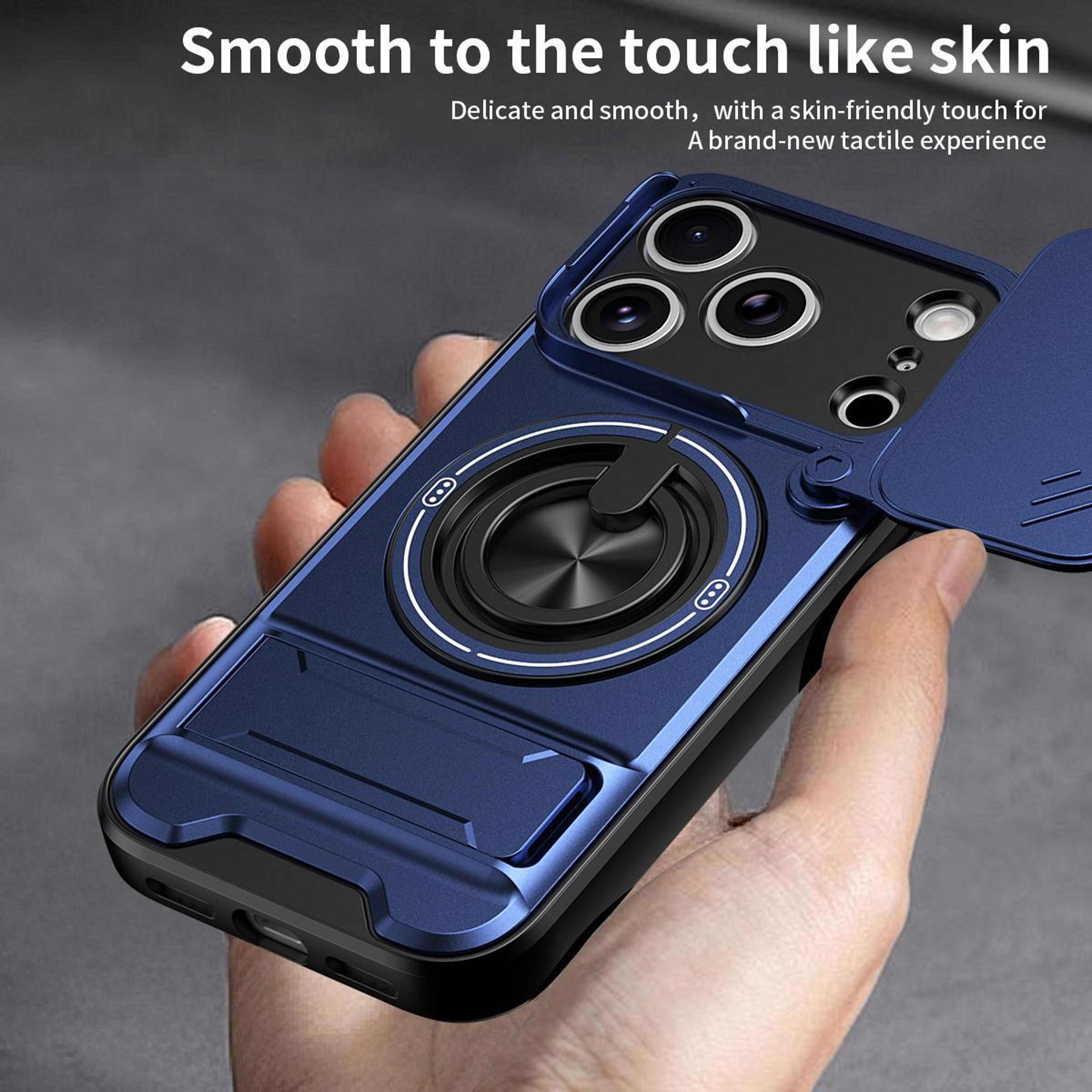 IPhone 18 Pro Max Magnetic Shockproof Case With Sliding Camera Cover And Kickstand 12